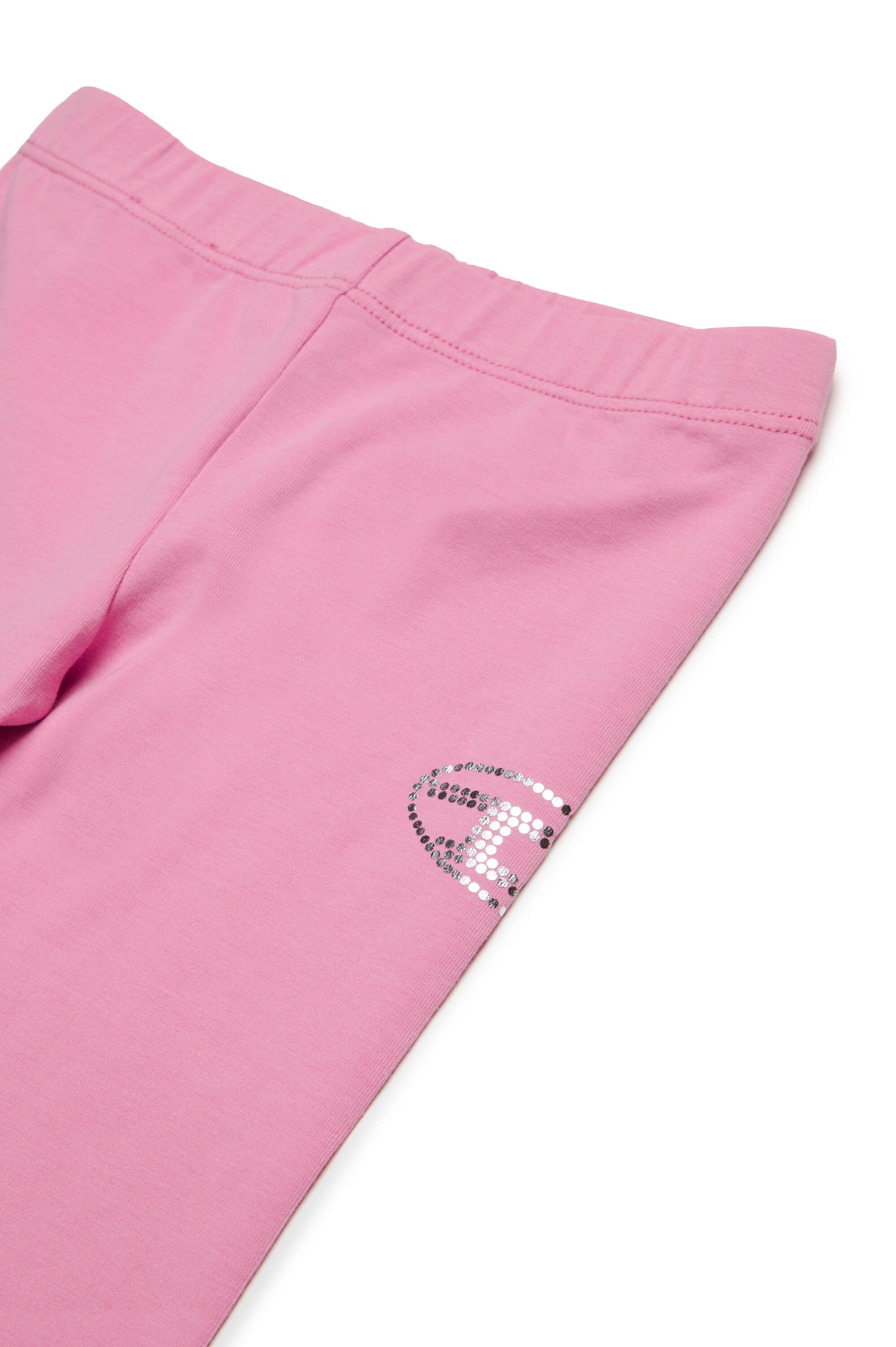 PRINAB Leggings with crystal Oval D logo｜ピンク｜ガールズ｜DIESEL