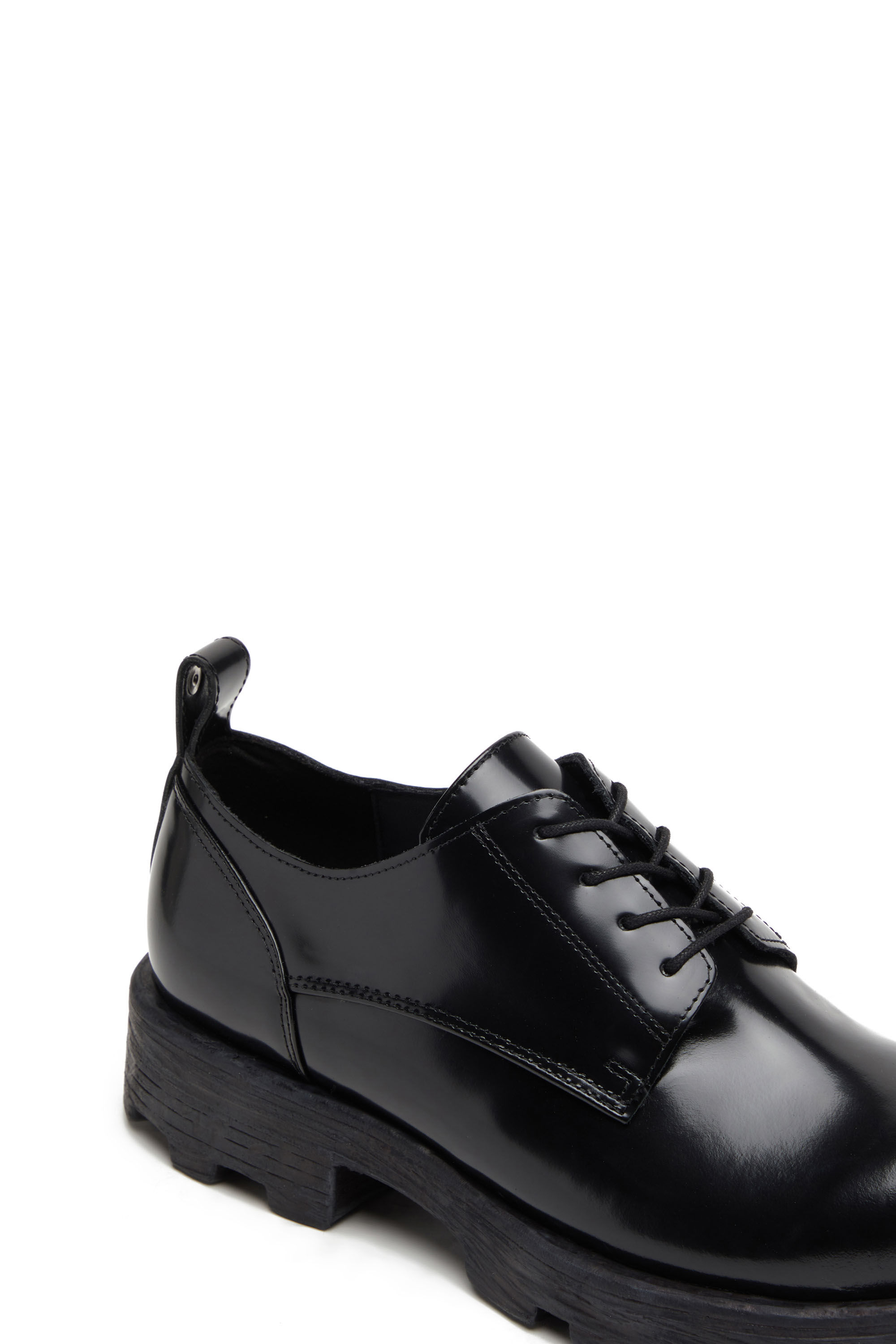 Diesel - D-HAMMER SH, Male's カウレザー レースアップシューズ - D-Hammer SH in ブラック - 6
