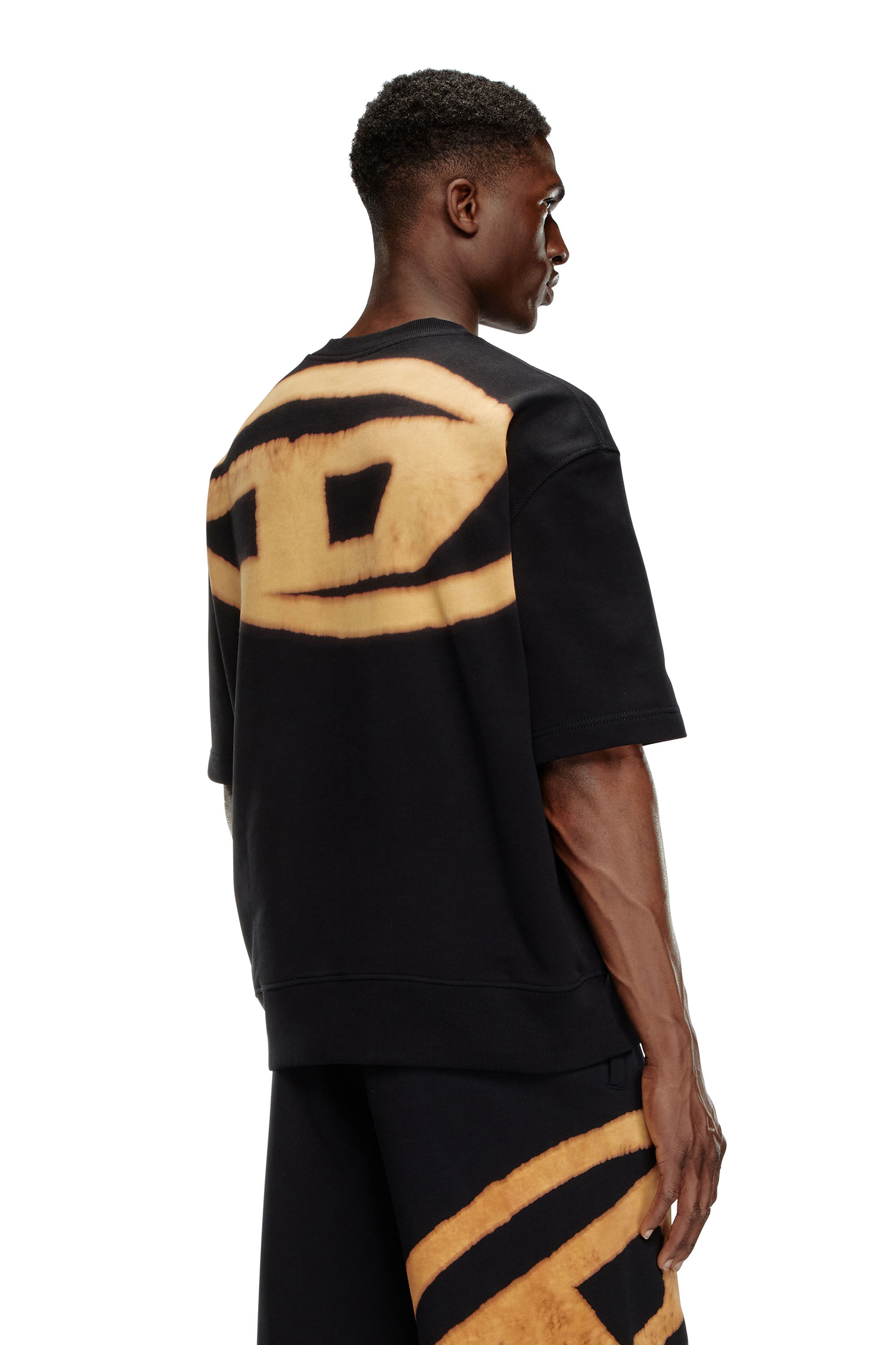 S-COOLING-Q1 Baggy T-shirt with fiery Oval D print｜マルチカラー｜メンズ｜DIESEL