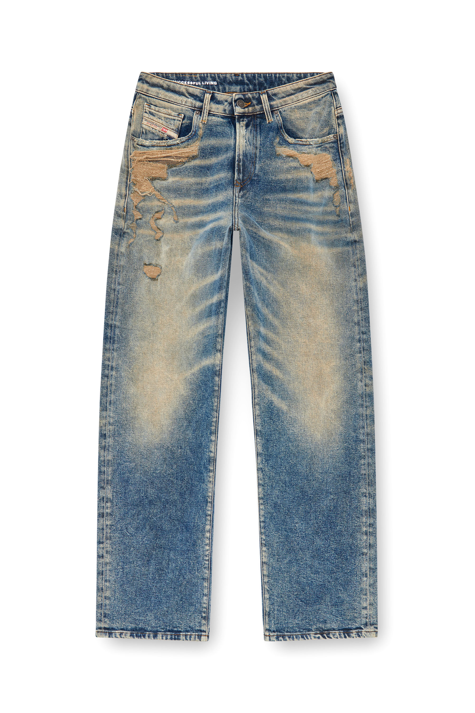 Diesel - Female's Regular Jeans 1999 D-Reggy 09K32, ミディアムブルー - 2
