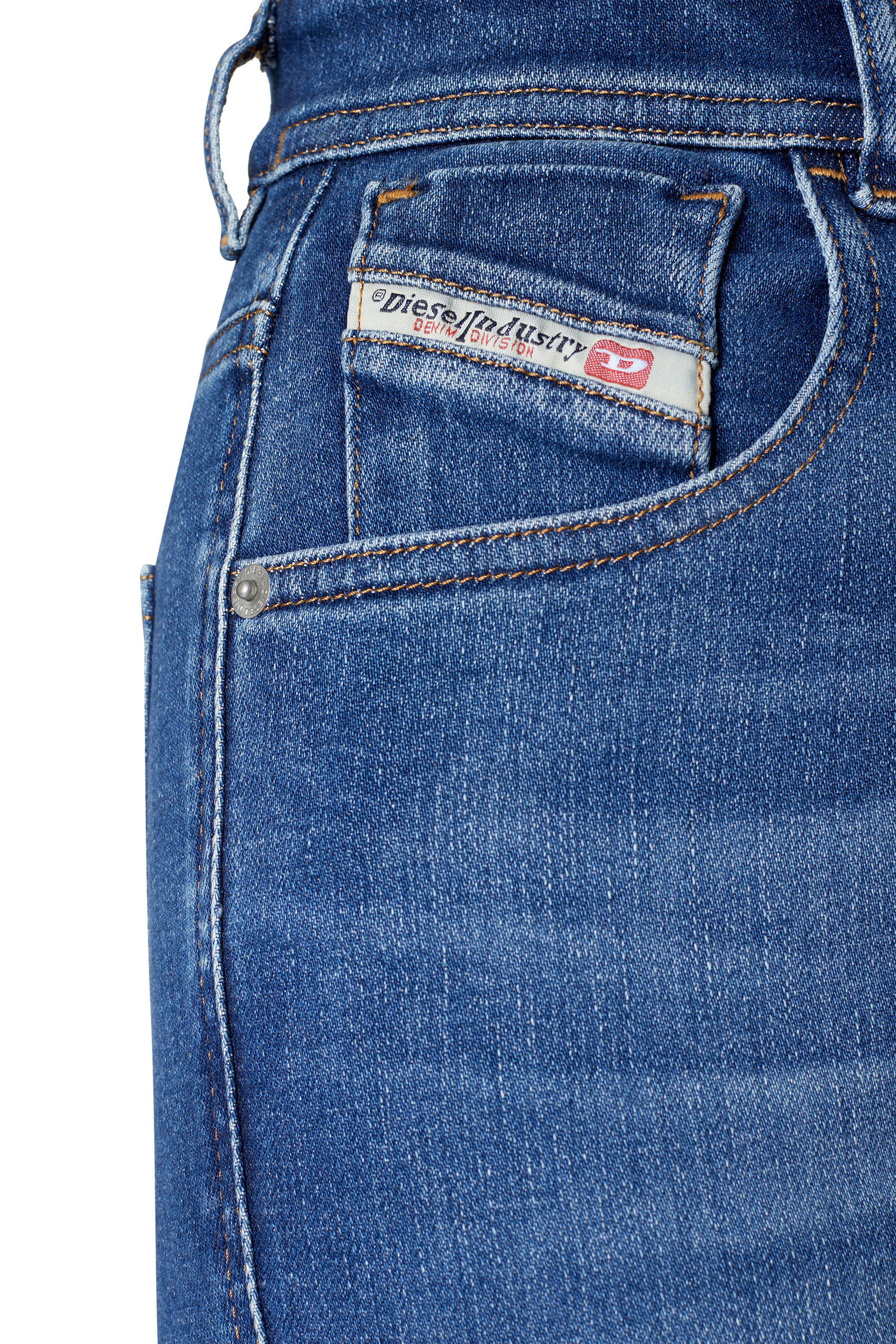 Diesel - Super skinny Jeans 1984 Slandy-High 09C21, ミディアムブルー - Image 4
