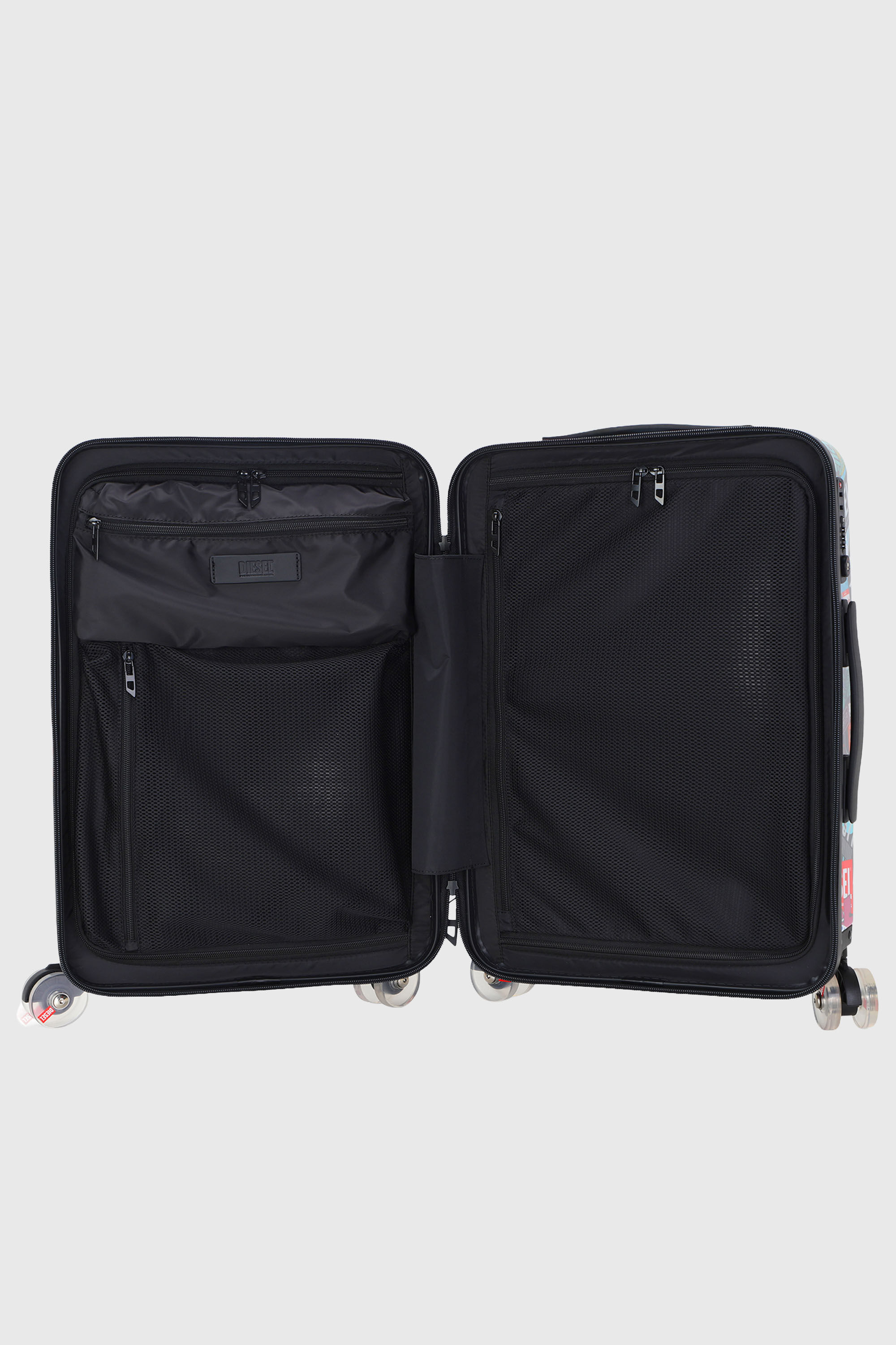 Diesel - DIESEL PC PRINTED TROLLEY-STICKERS- DSL0, Unisex's Sticker style suitcase size S in マルチカラー - 4