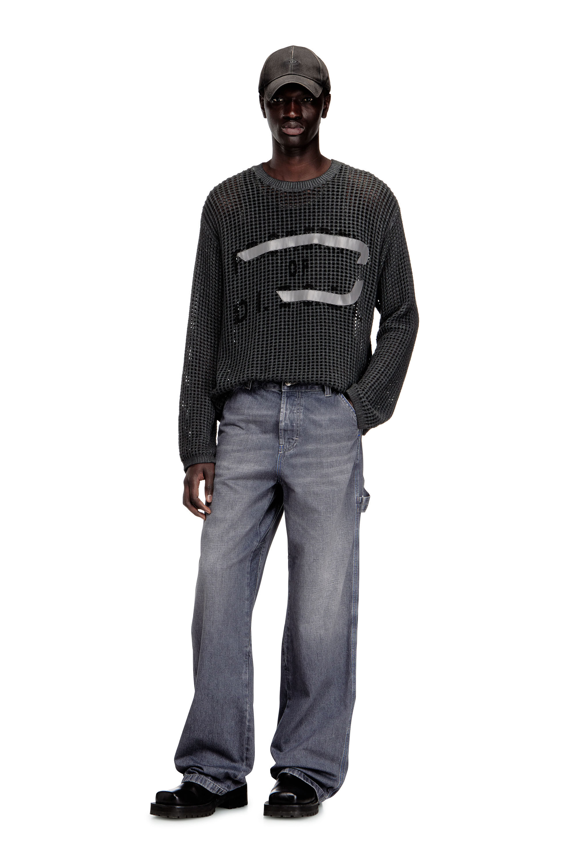 Relaxed Jeans ミドルウエスト D-Livery | グレー | メンズ | DIESEL