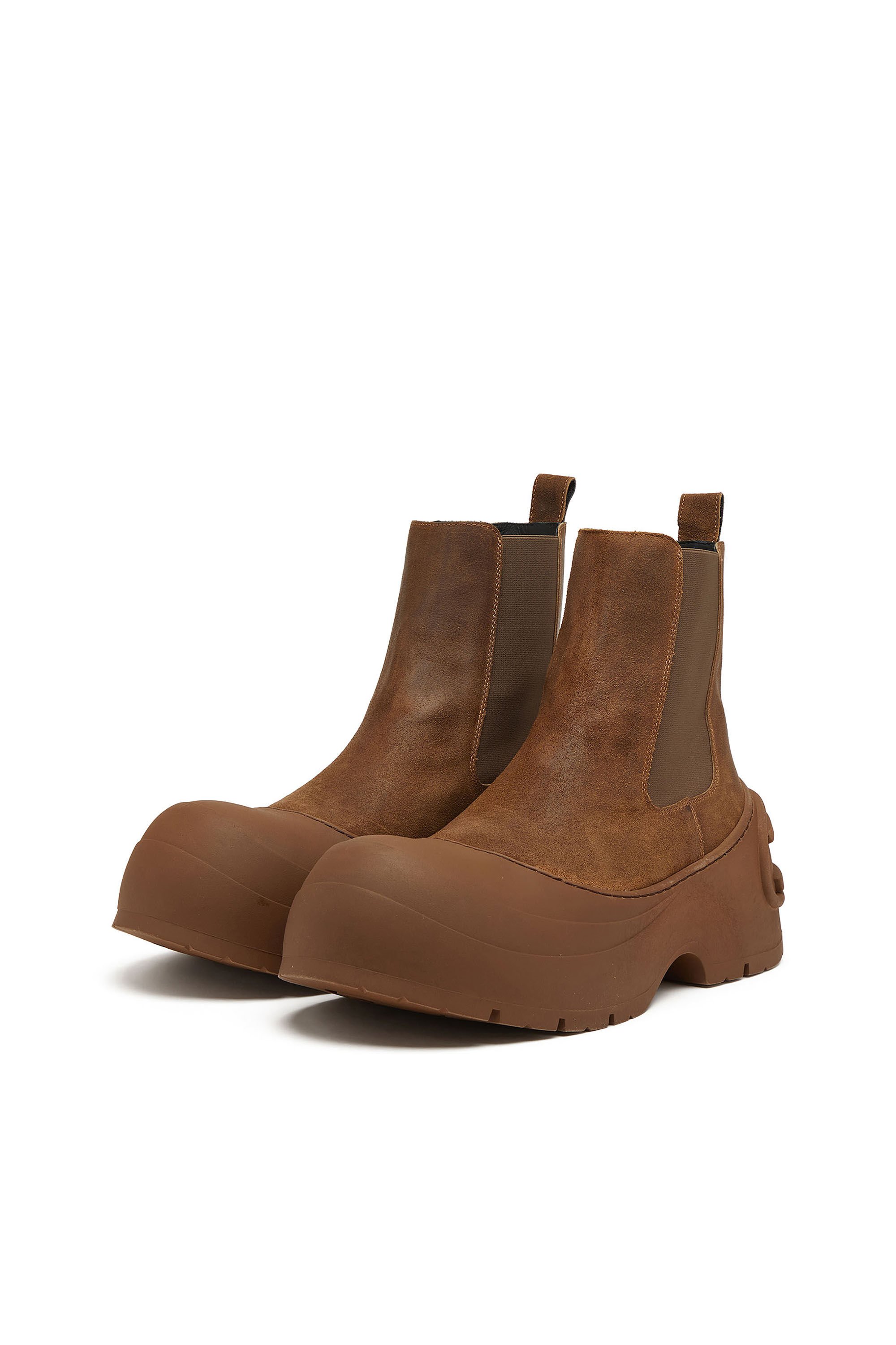 Diesel - D-DONALD BEATLE, Male's チェルシーブーツ in ブラウン - 8