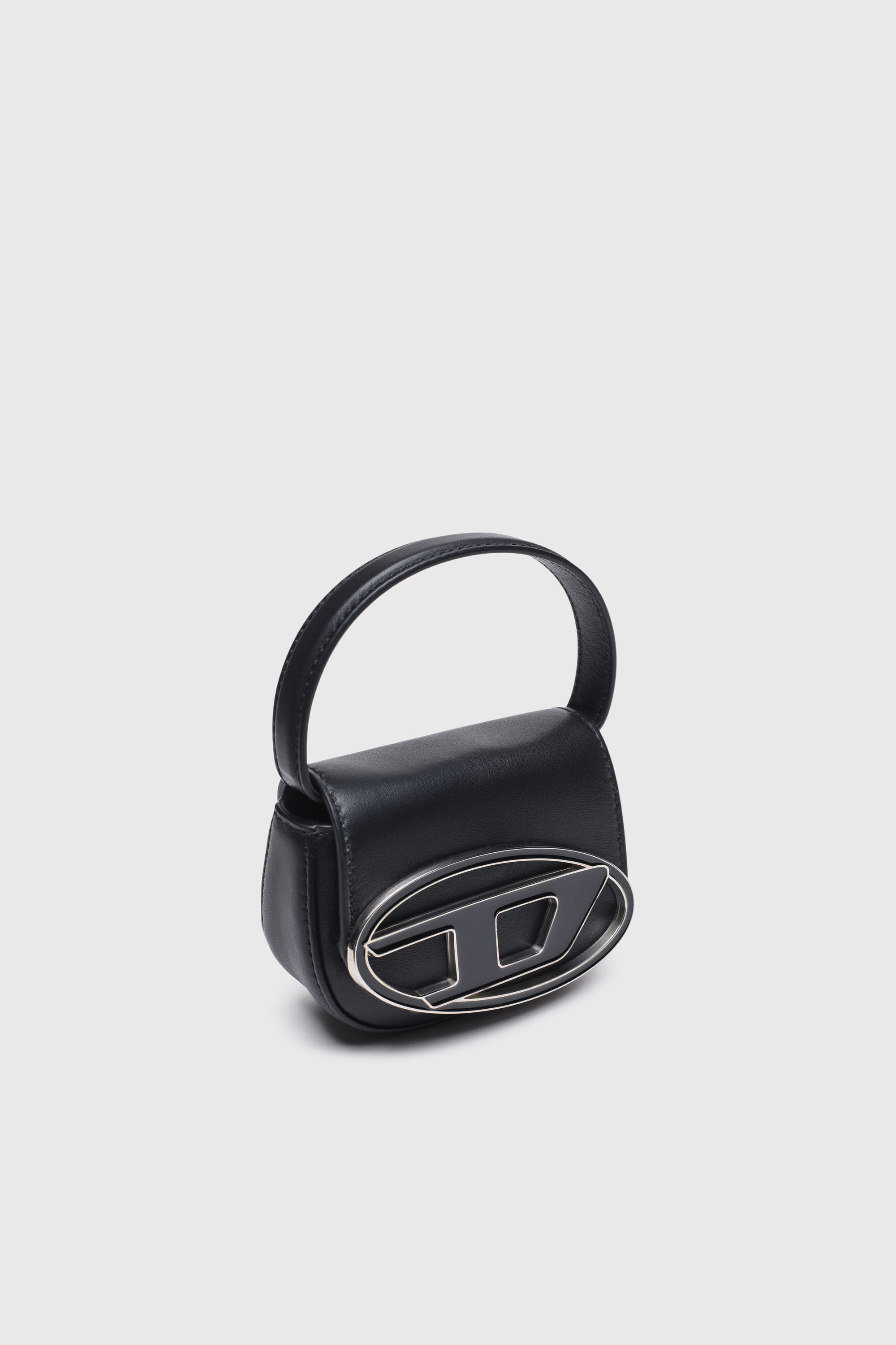 Diesel - 1DR XS, Female's カウレザーショルダーバッグXS in ブラック - 6