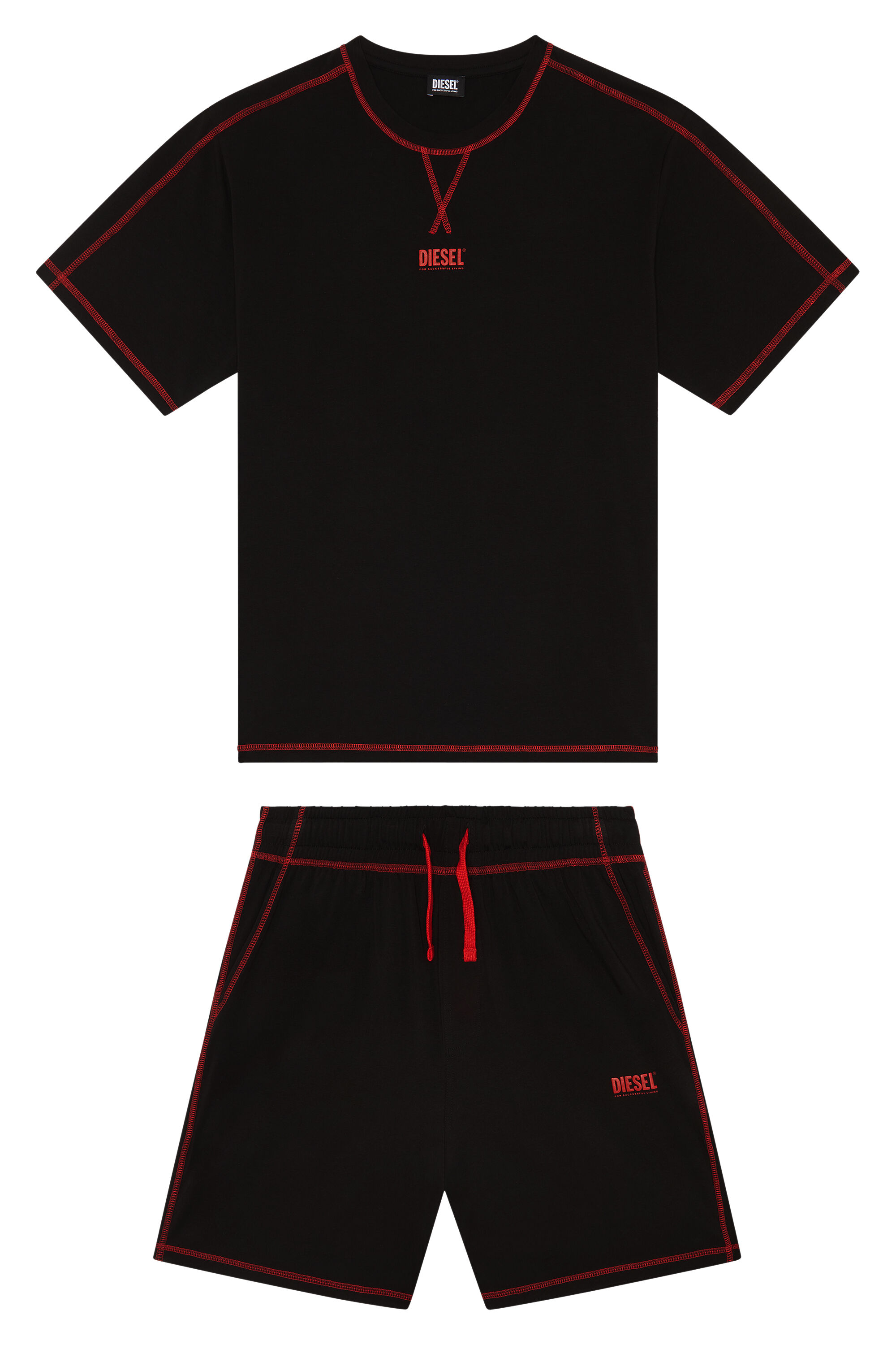 DIESEL UMSET-WILORT セットアップ Ｔシャツ＆ショートパンツ 人気セラー！】DIESEL Umset-Wilort Tシャツ & ハーフパンツ