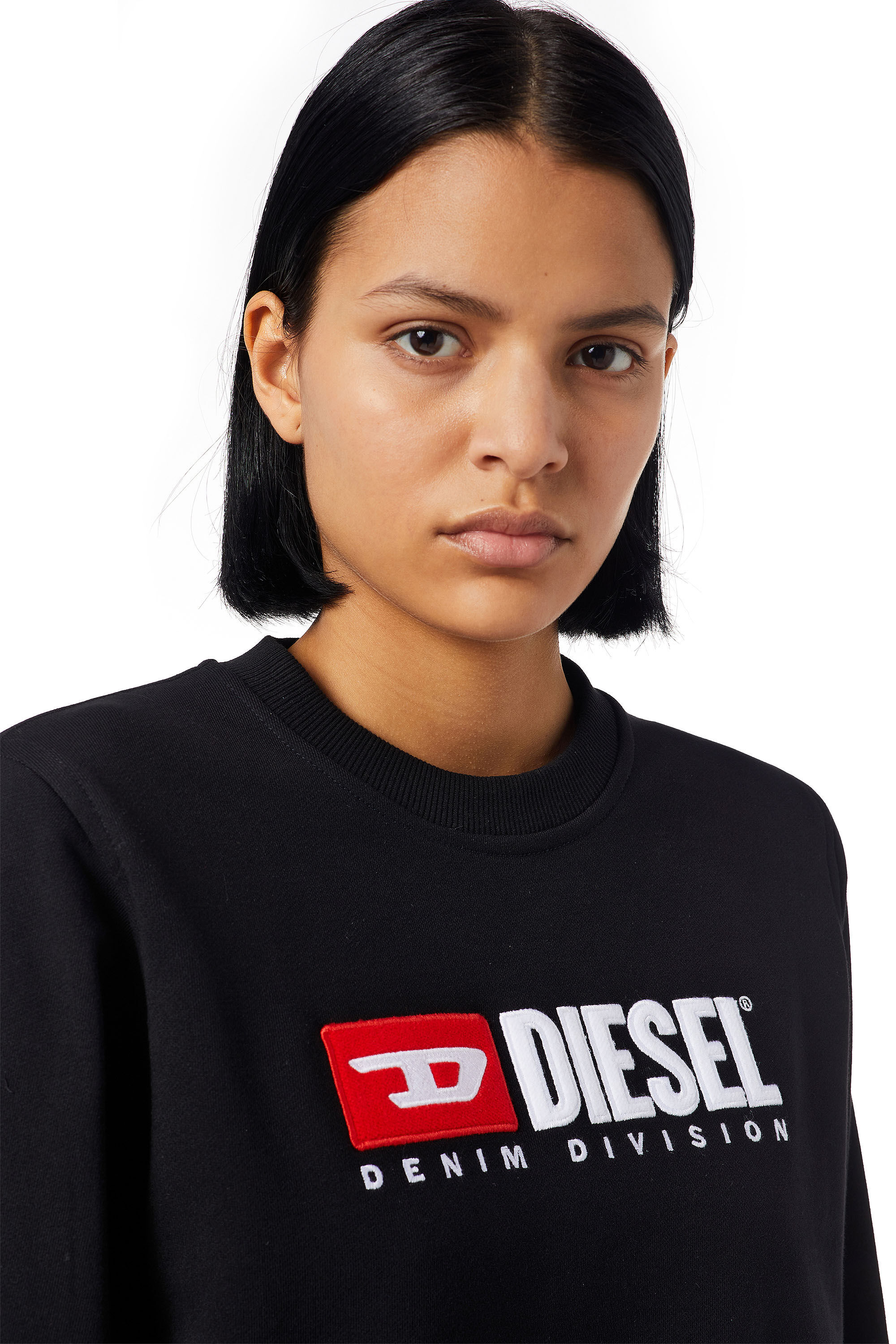 Diesel - F-REGGY-DIV, Female's Denim Division sweatshirt in ブラック - 4