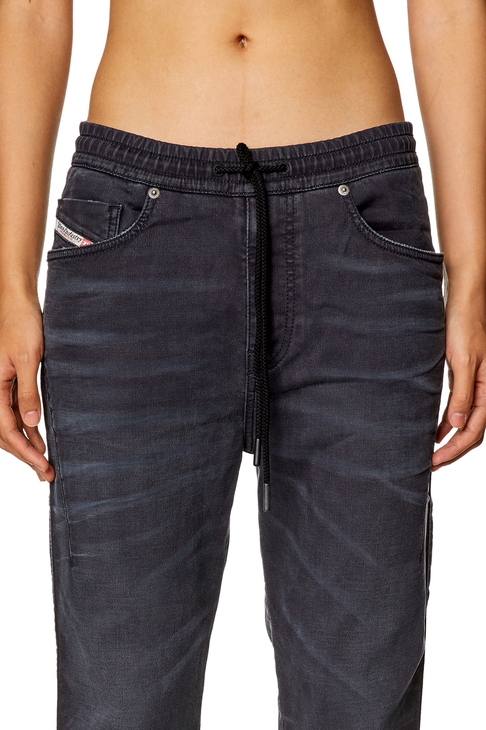 Diesel - Female's Regular 2041 D-Fayza Joggjeans® 068HQ, ブラック/ダークグレー - 5