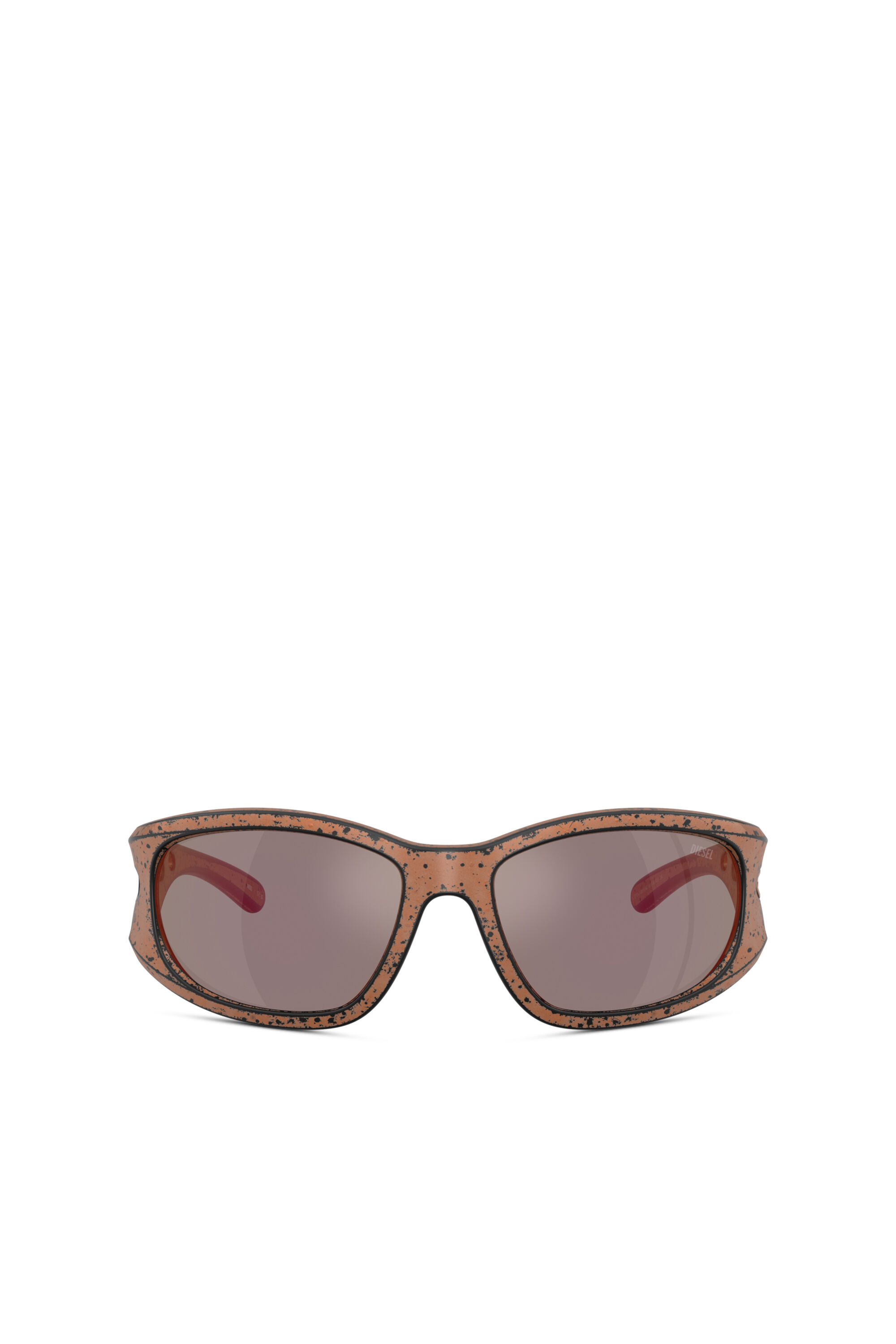 Diesel - 0DL3012U, Unisex's Rectangle sunglasses in ブラウン - 1