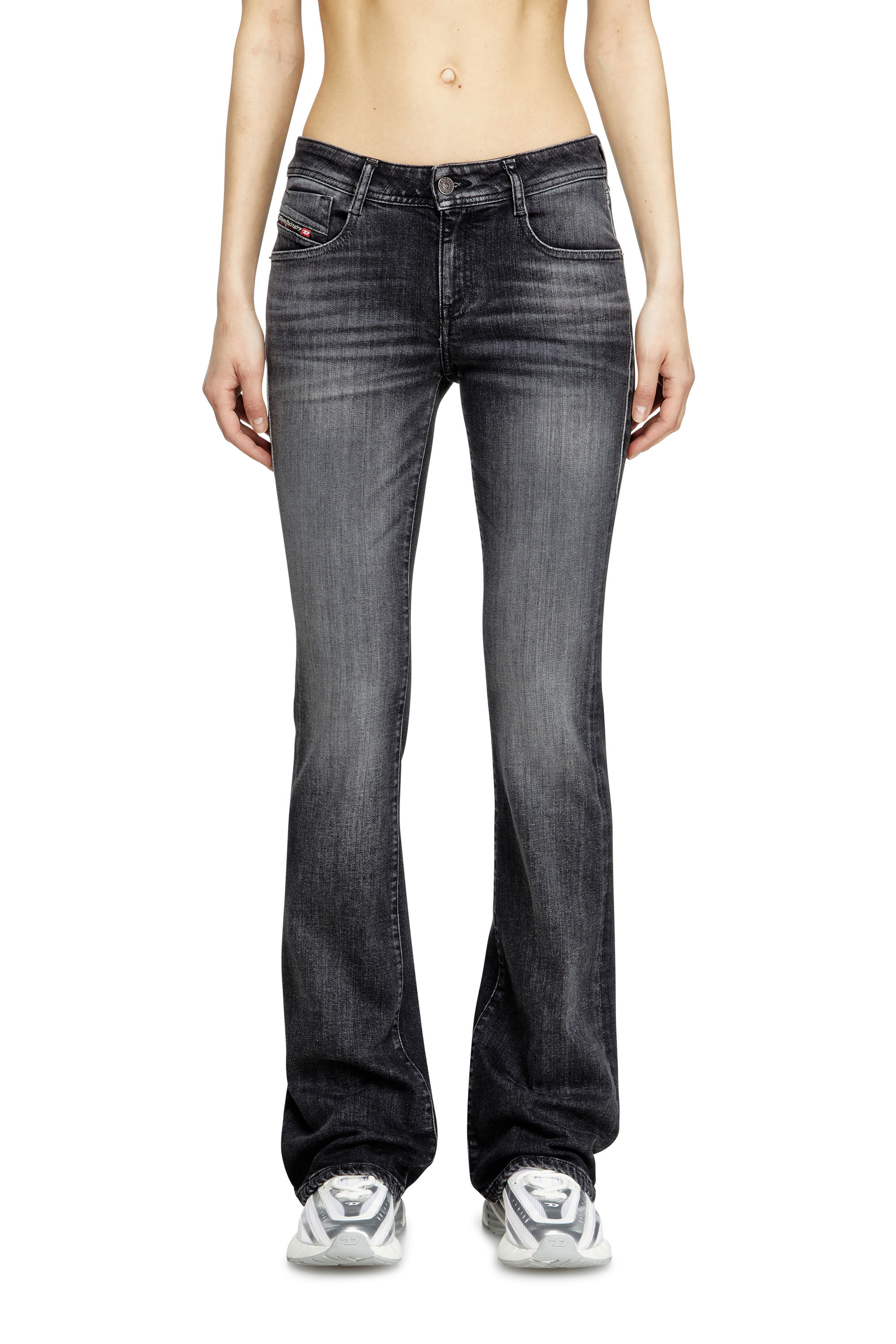 Diesel - Female's Bootcut Jeans 1969 D-Ebbey 09L98, ブラック/ダークグレー - 3