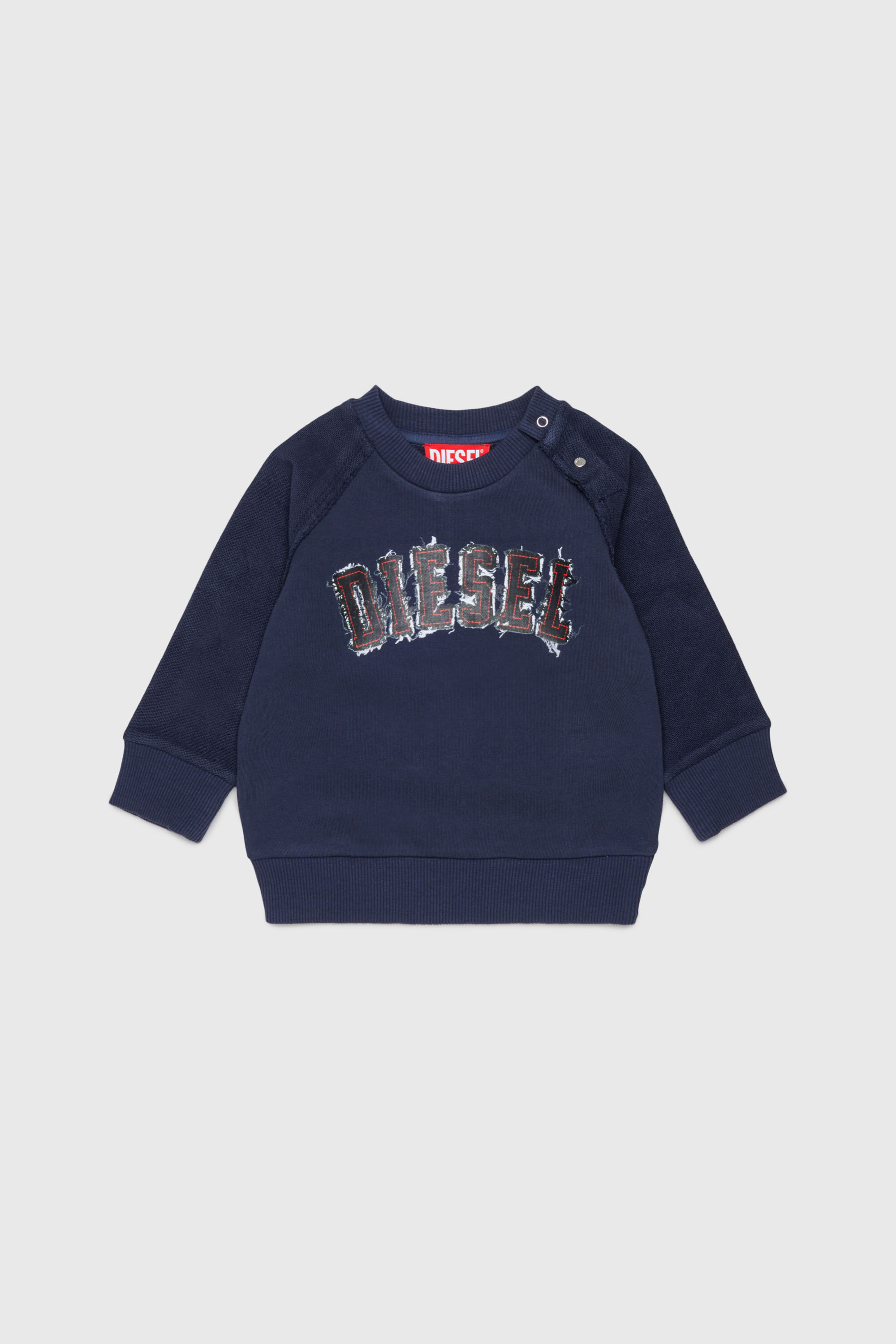 Diesel - SEANSB, Male's スウェット in ダークブルー - 1