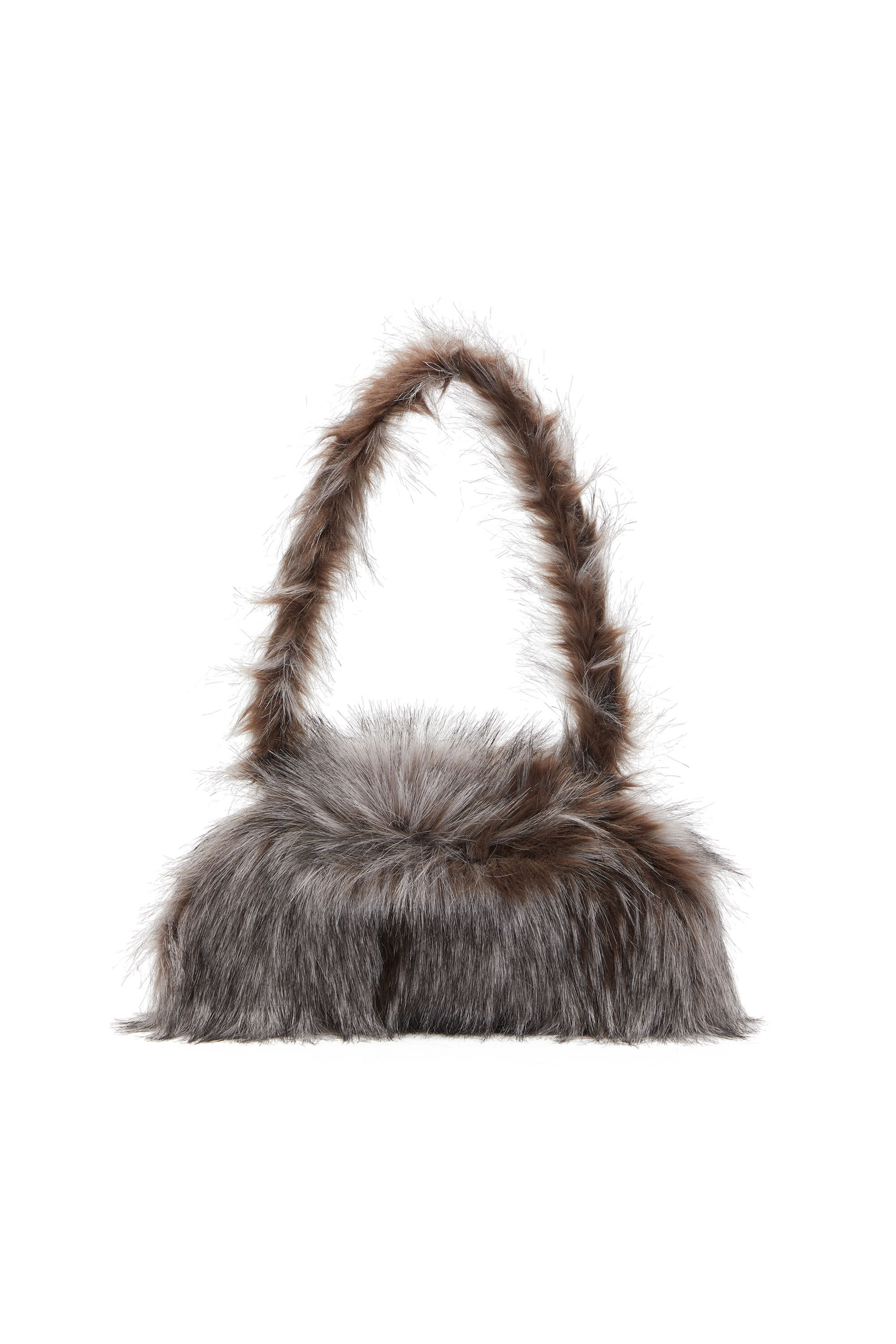 Diesel - PLAY CROSSBODY, Female's Play-Fluffy crossbody bag in グレー - 2