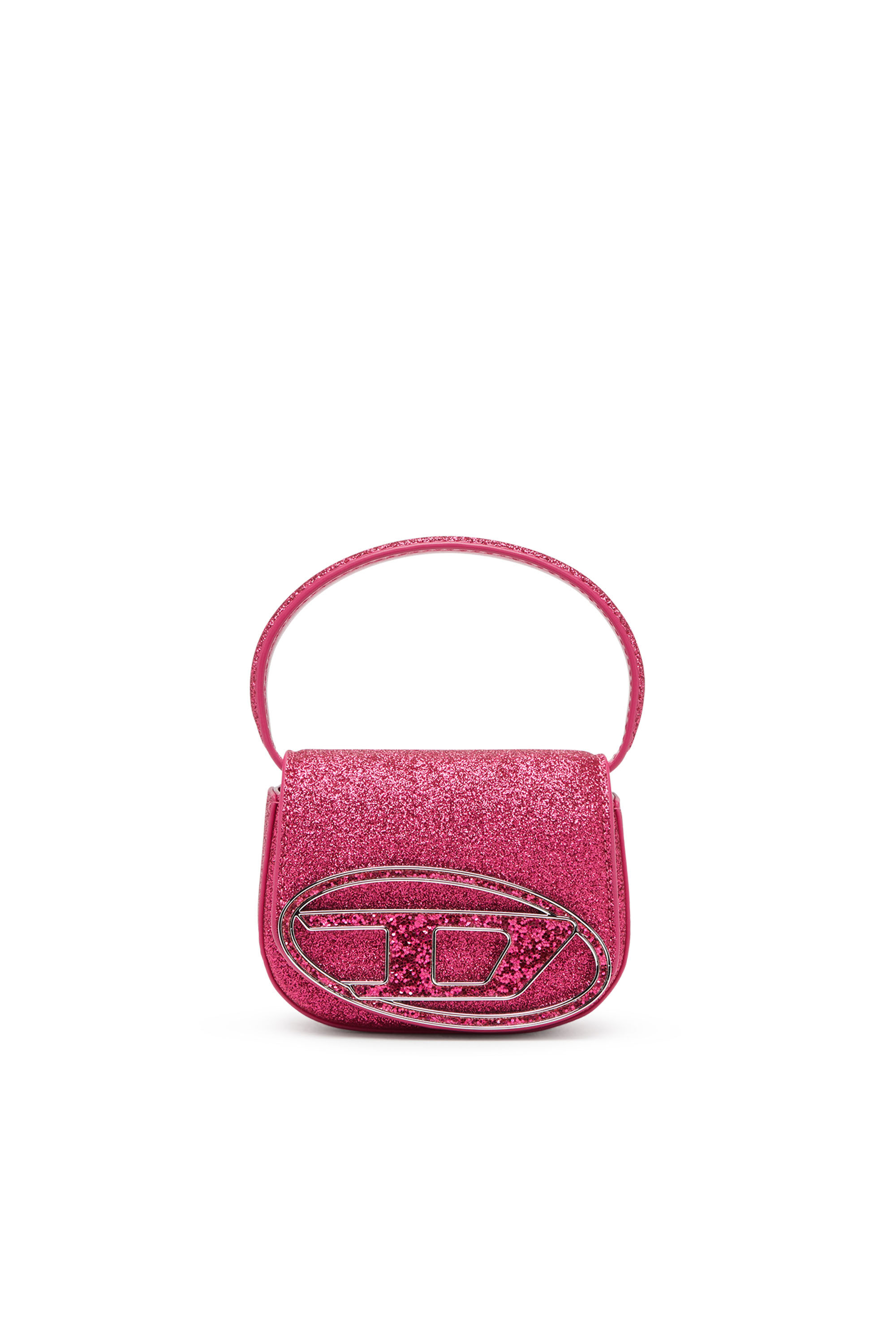 1DR XS 1DR XS-Iconic mini bag in glitter fabric｜ピンク 