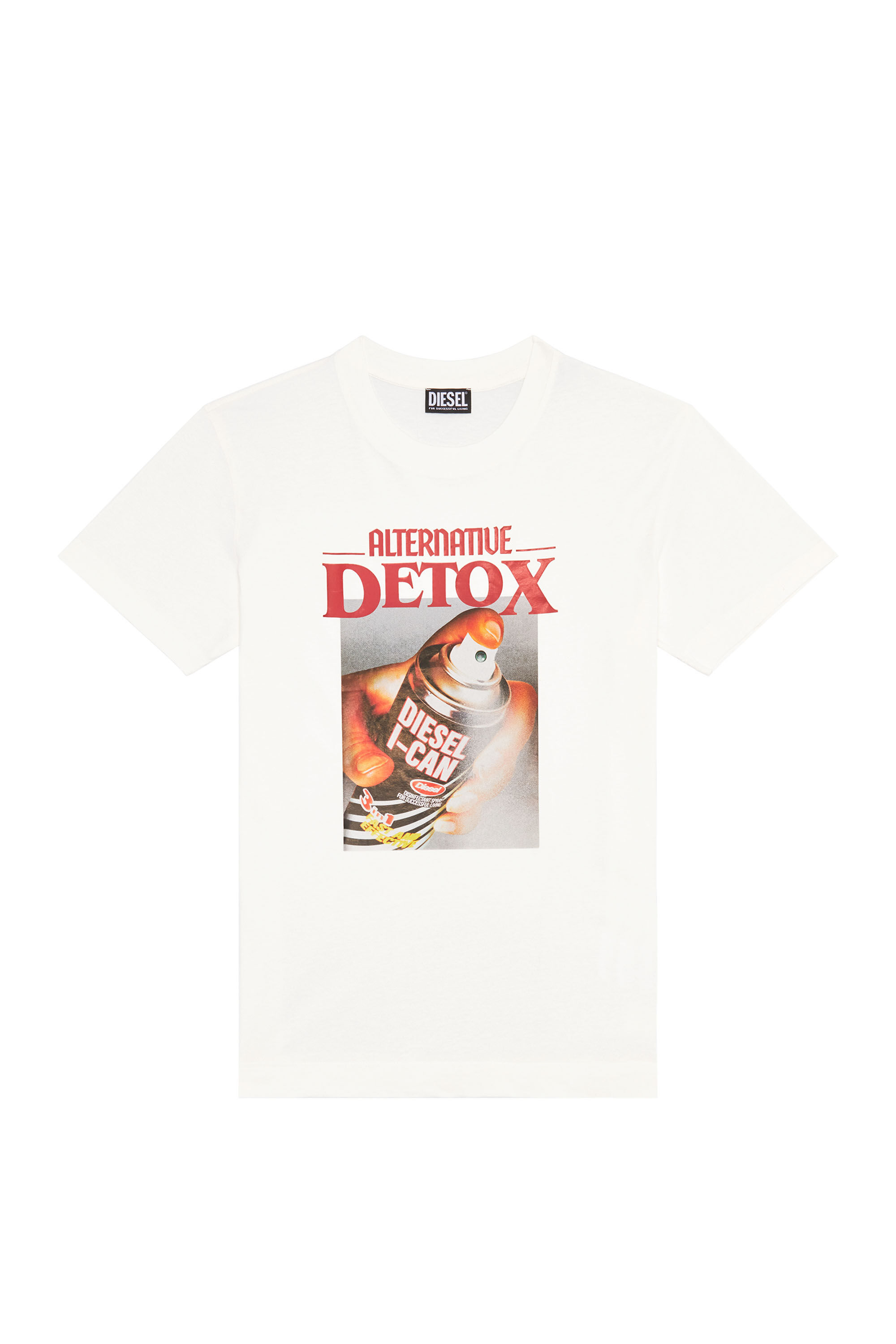 Diesel - T-BONTY-G1, Female's 半袖Tシャツ ルーズフィット in ホワイト - 5
