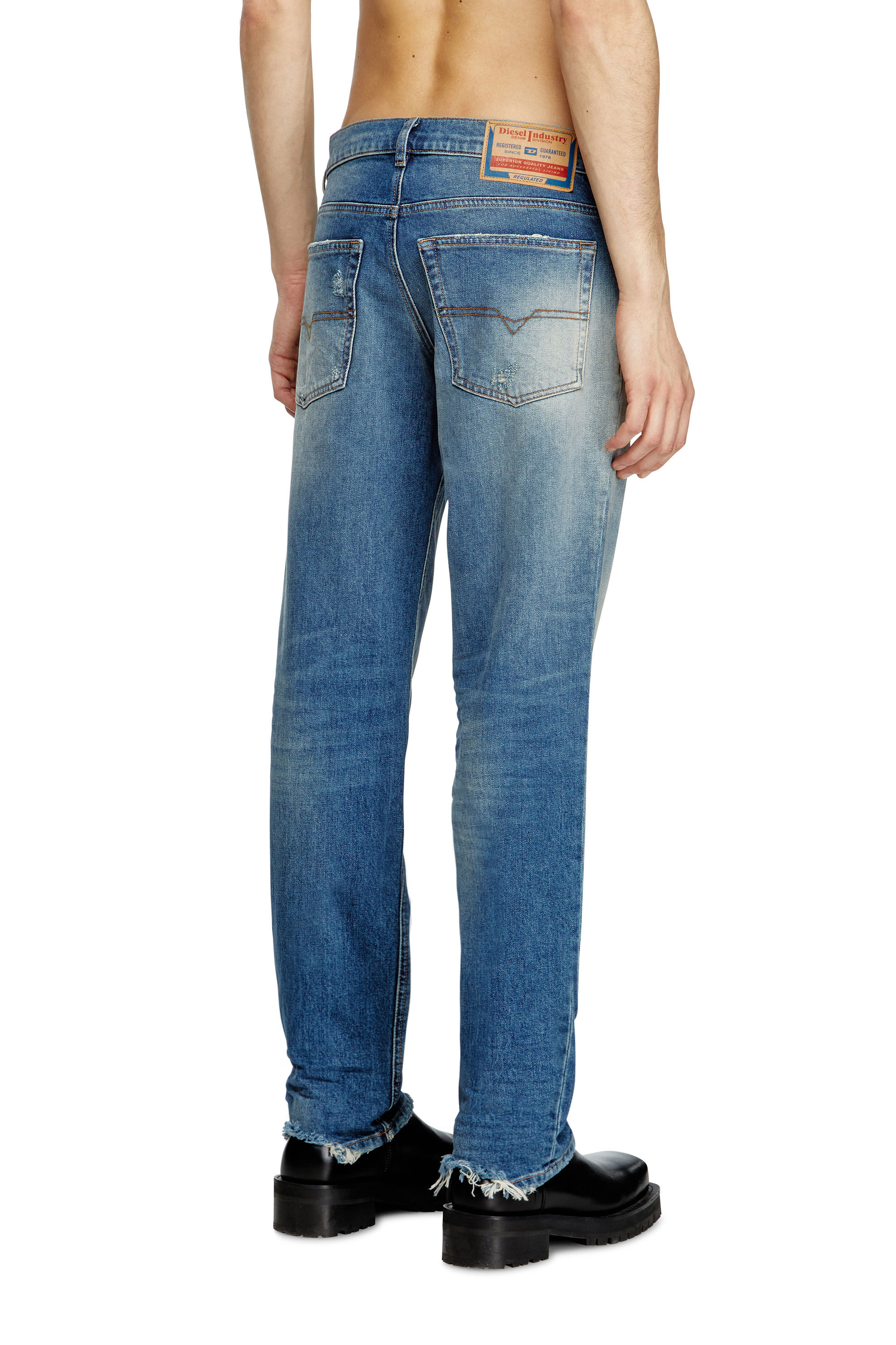 Diesel - Male's Regular Jeans 2023 D-Finitive 0BMBY, ミディアムブルー - 4