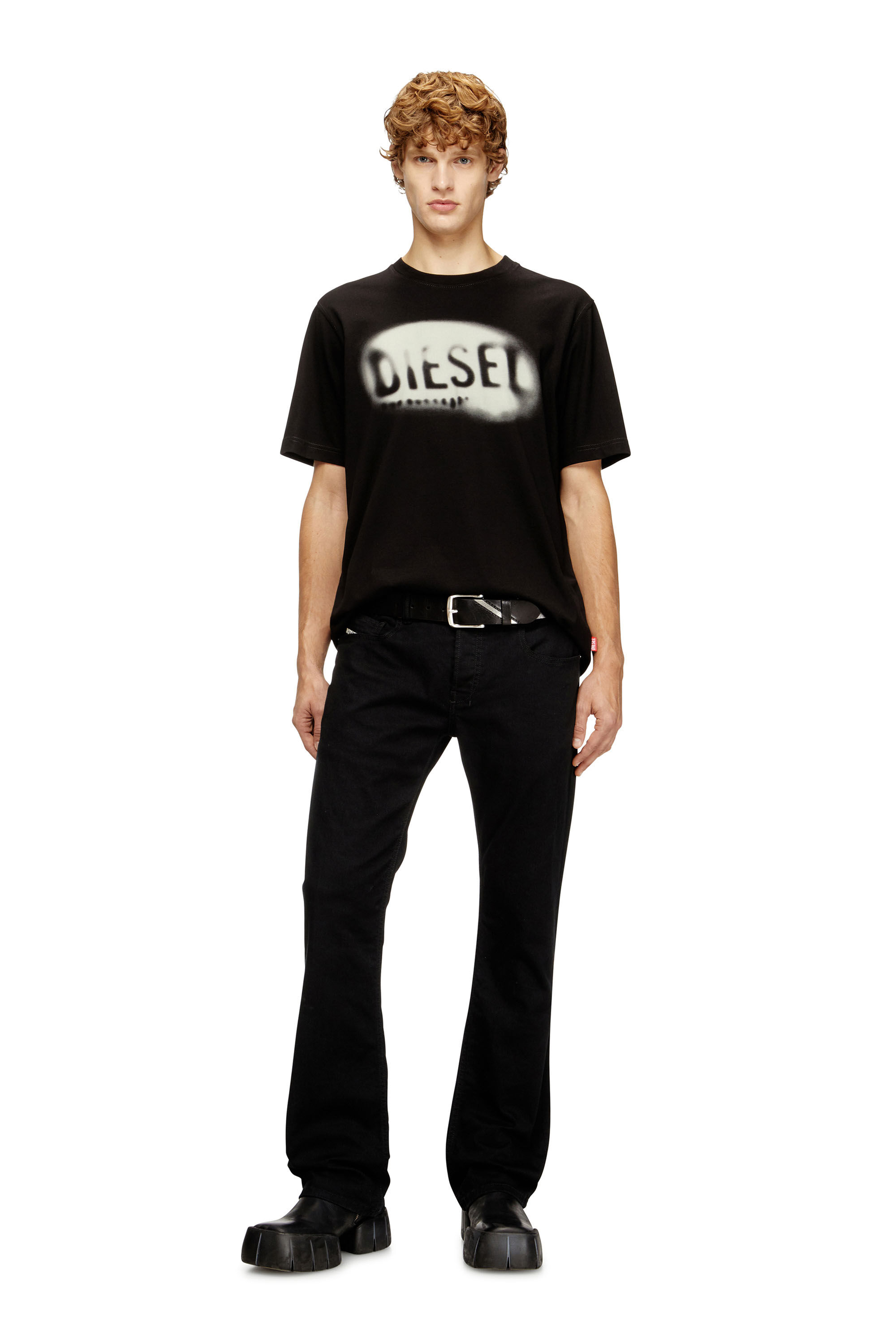 T-ADJUST-V2 Tシャツ｜ブラック｜メンズ｜DIESEL