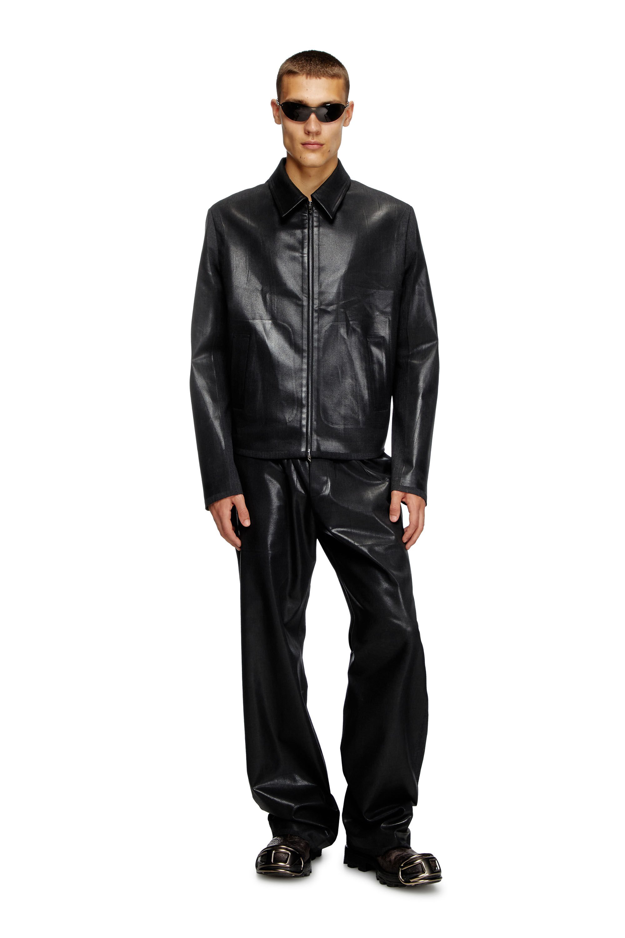 Diesel - P-CLAYS, Male's Wool-blend pants in ブラック - 4