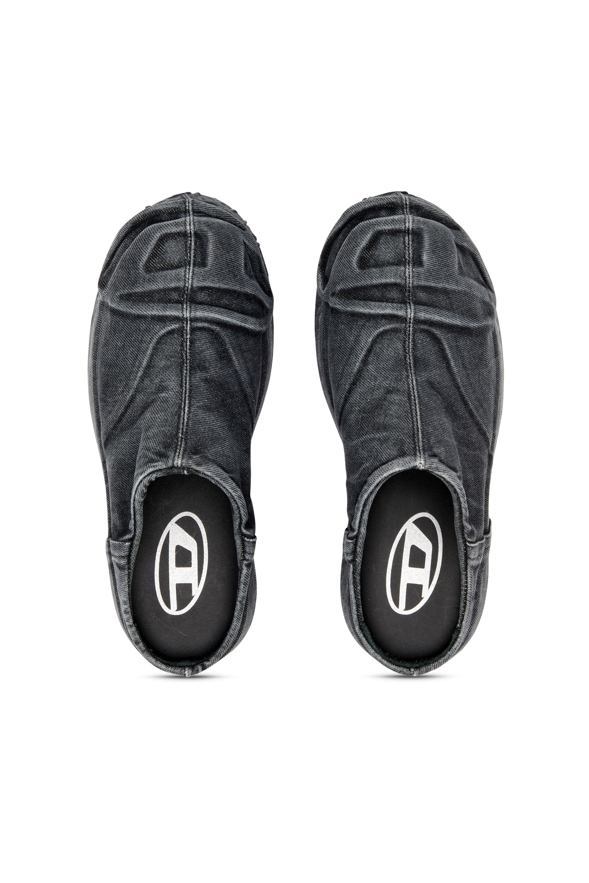 Diesel - D-HAMMER ML MD X, Male's D-Hammer-Low-cut denim boots with Oval D toe guard in ブラック - 6