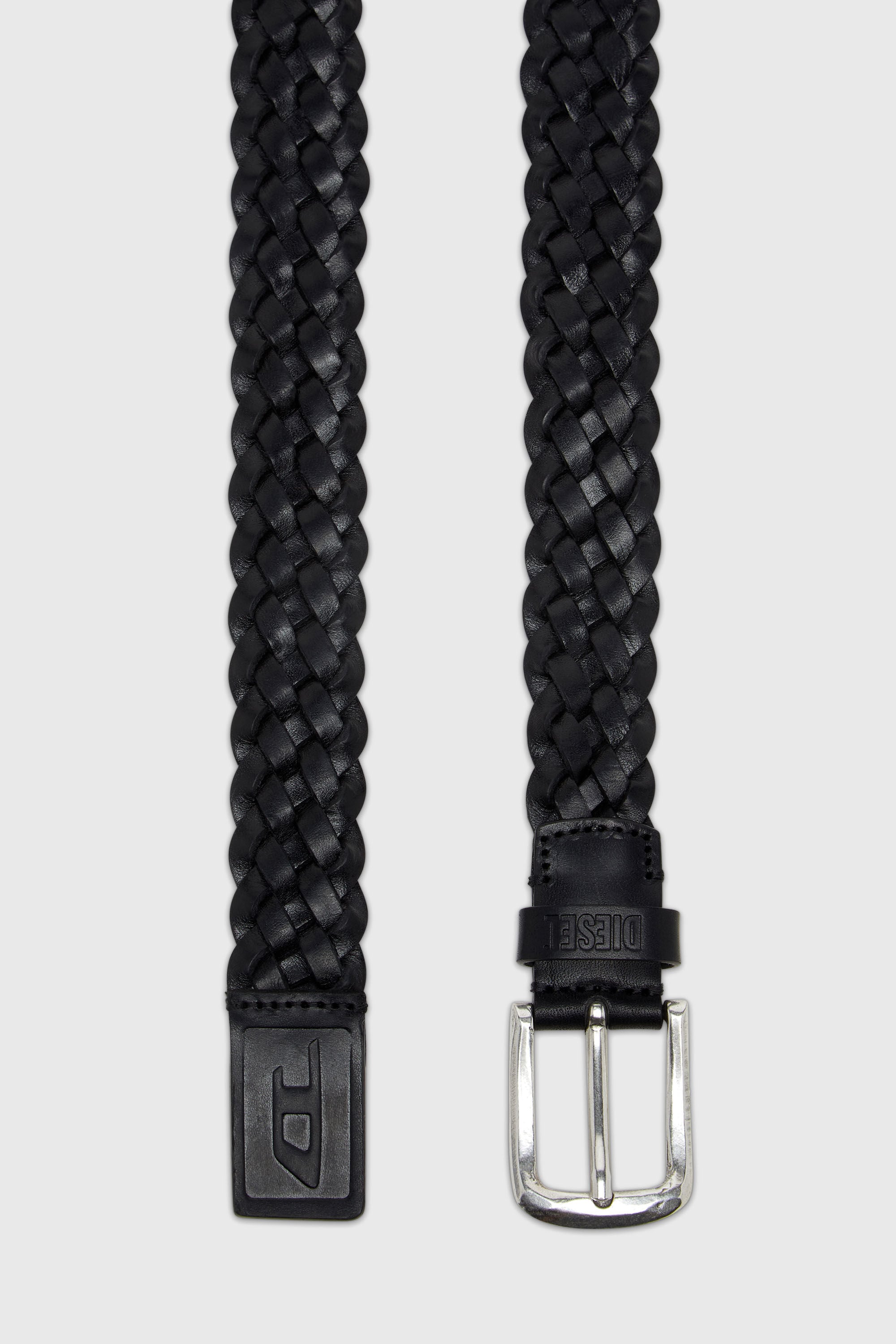 B-FLAG-D BRAIDED メッシュベルト｜ブラック｜メンズ｜DIESEL