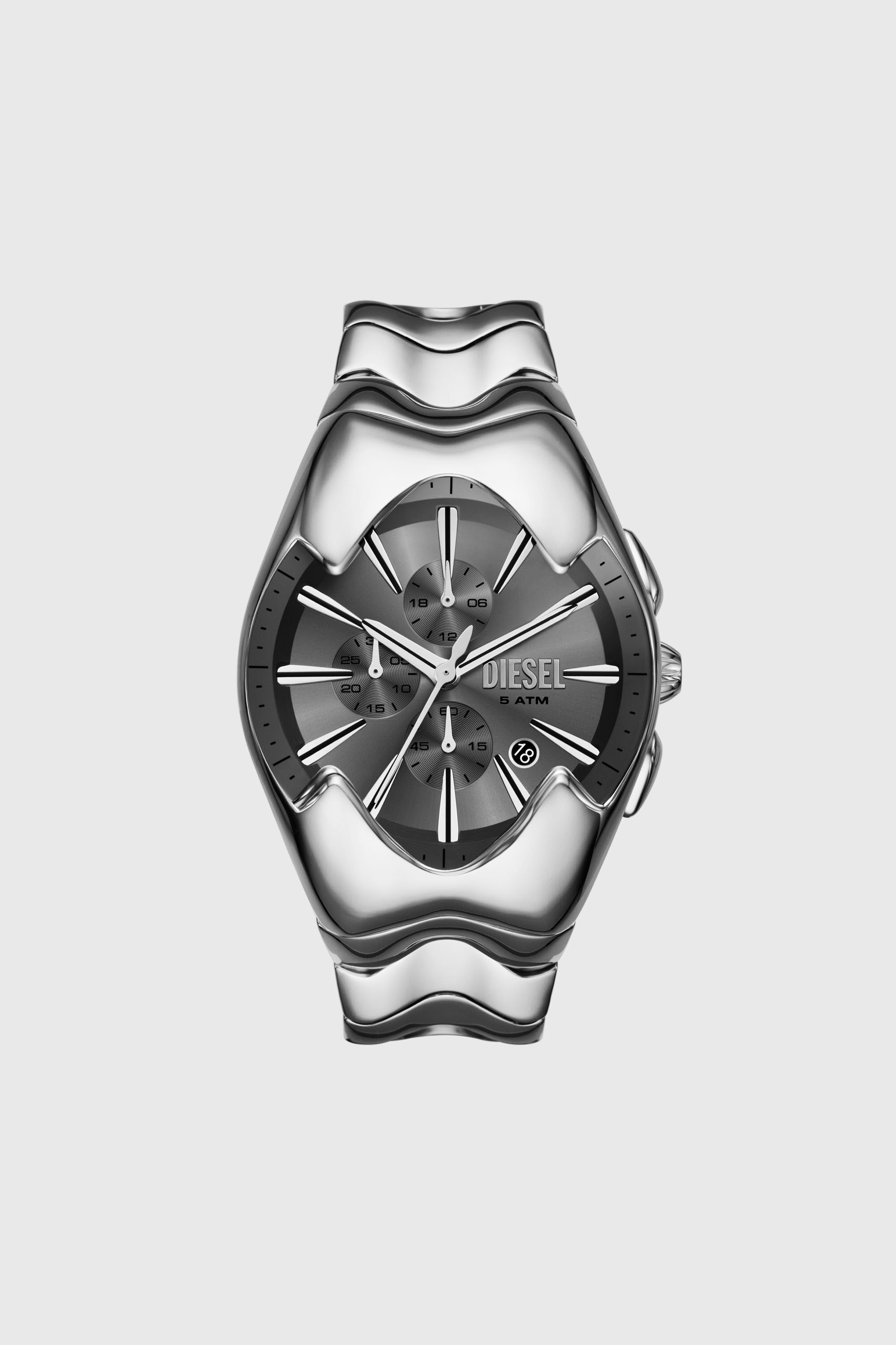 DZ4683 Mercurial stainless steel watch｜シルバー｜メンズ｜DIESEL