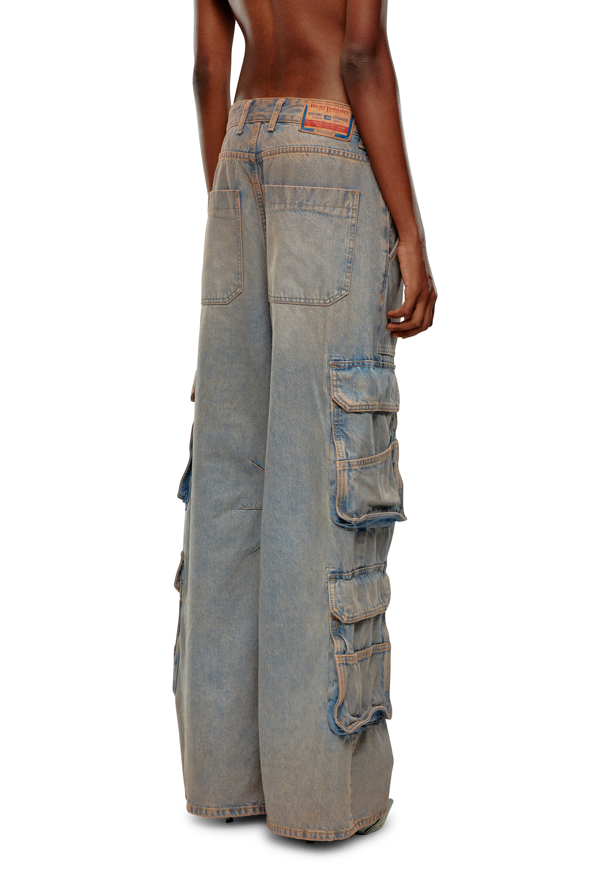 Diesel - Female's Relaxed Jeans 1996 D-Sire 0KIAI, ライトブルー - 4