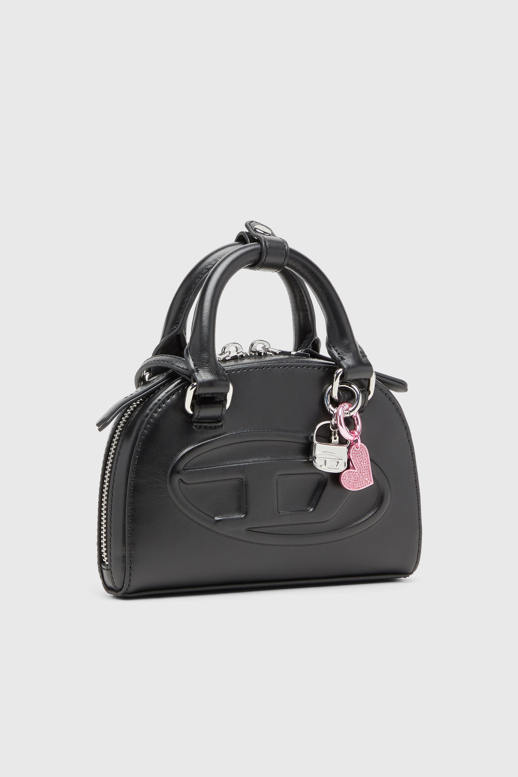 Diesel - CHARM-1DR, Female's Metal charm with mini 1DR charm in シルバー - 3
