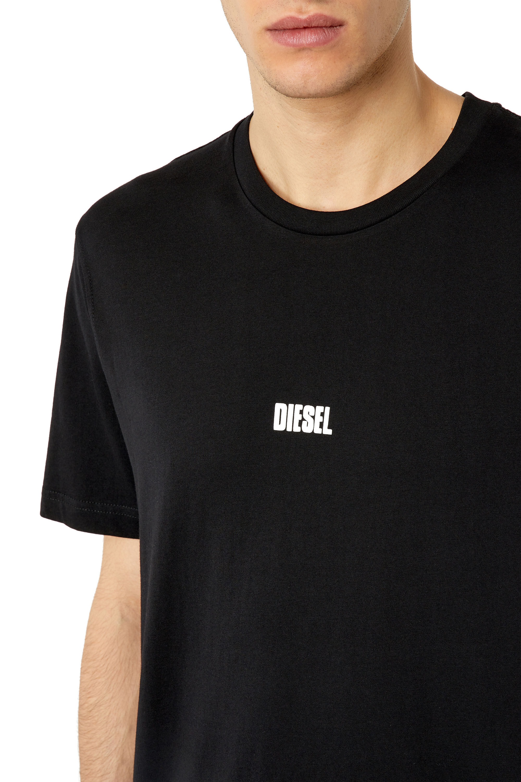 Diesel - T-JUST-G23, Male's Tシャツ レギュラーフィット in ブラック - 4