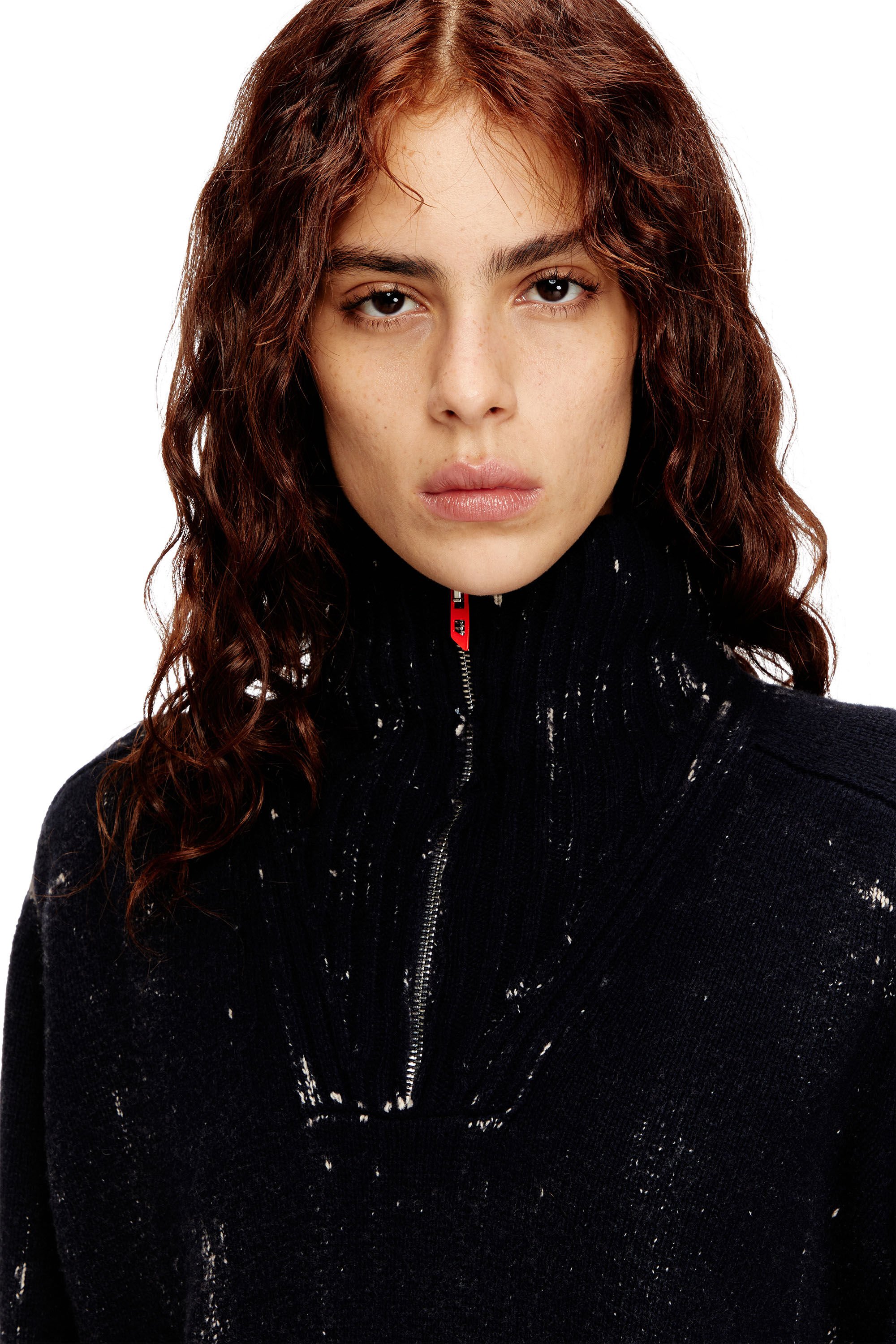 Diesel - M-MARCELLETTE, Female's プルオーバーニット in ダークブルー - 3