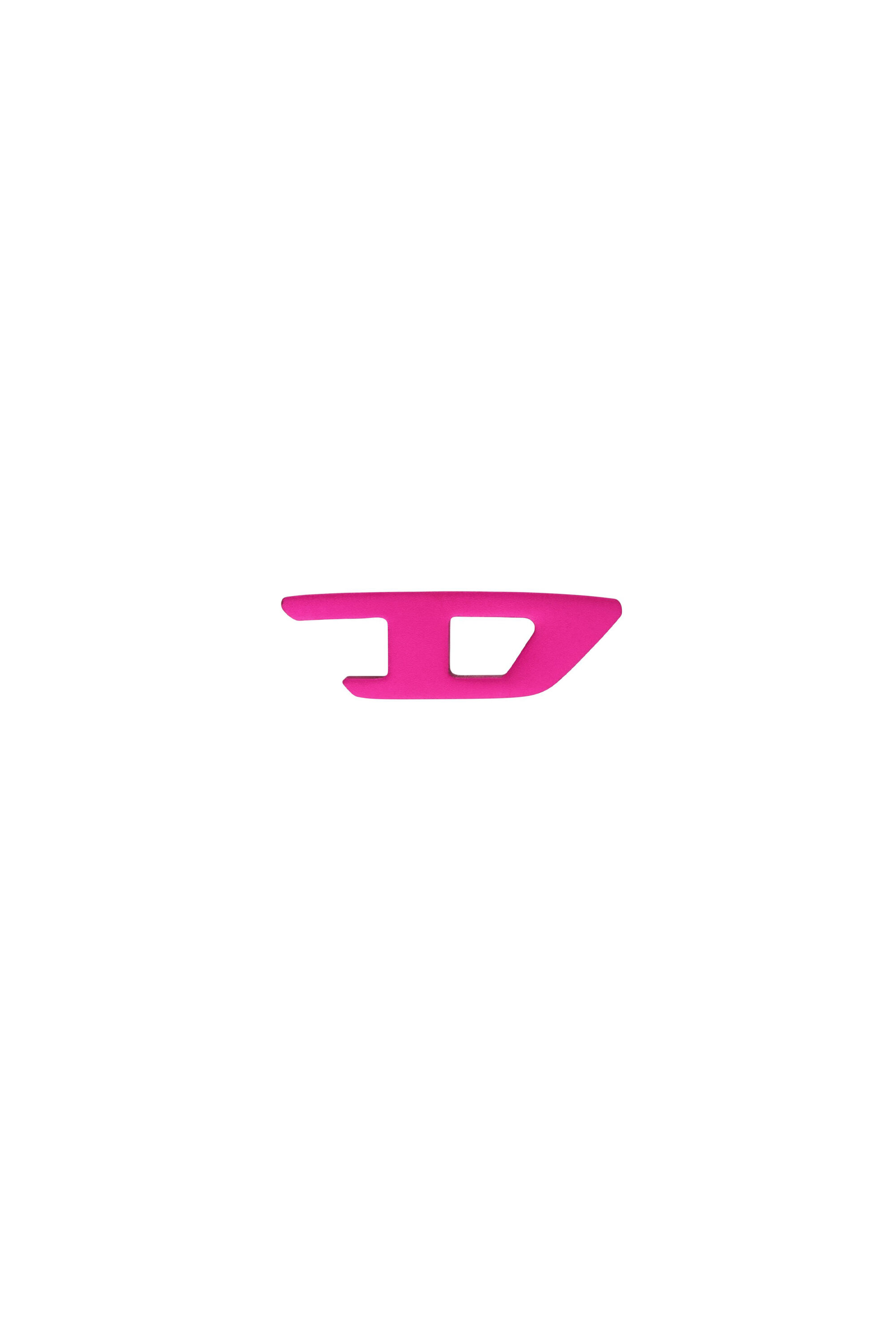 Diesel - DX1503, Unisex's Pink aluminum stud earring in ピンク / ホワイト - 2