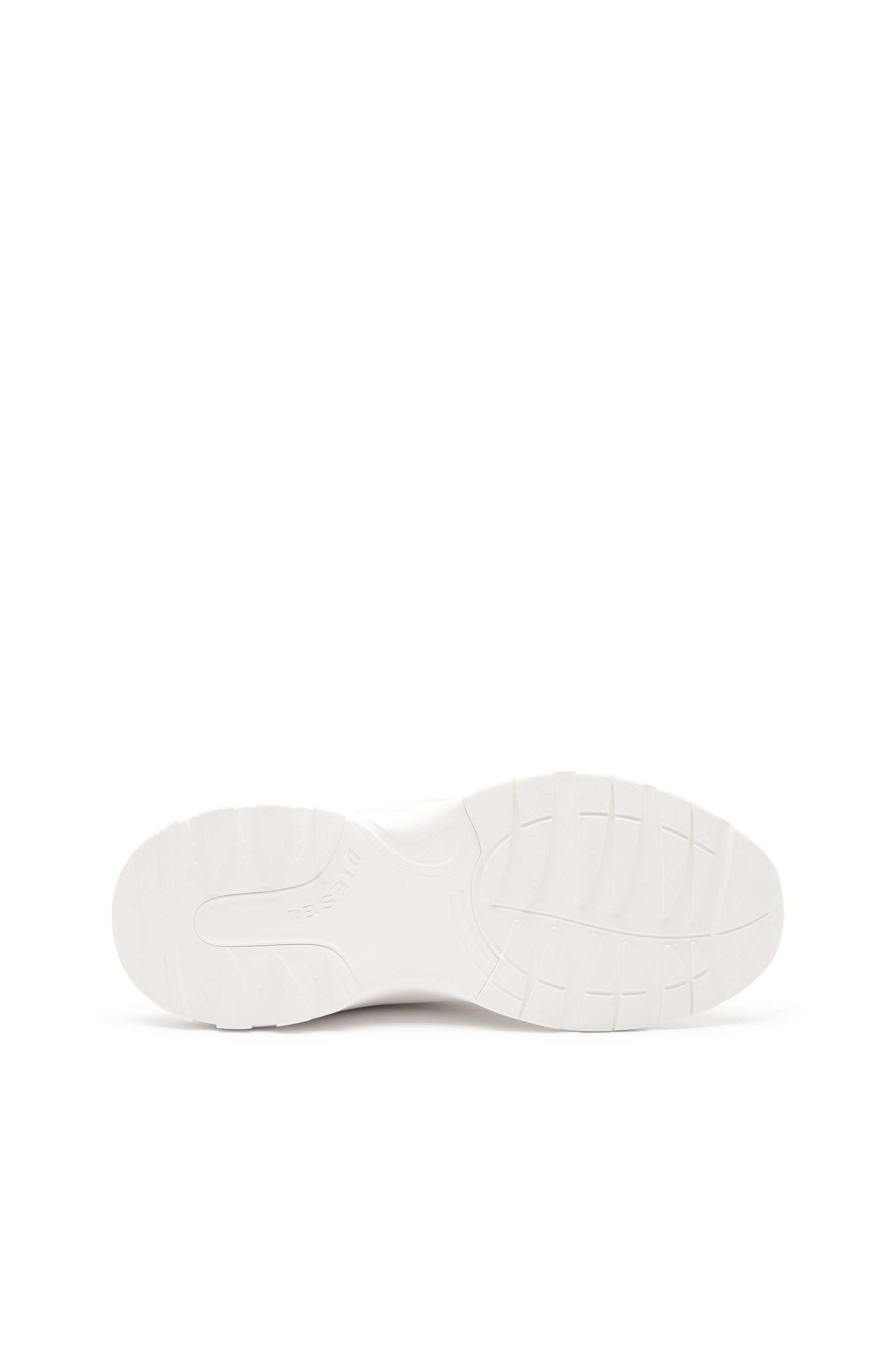 Diesel - S-D-RUNNER X, Unisex's S-D-Runner X-Slip-on sneakers with matte Oval D instep in ホワイト - 4