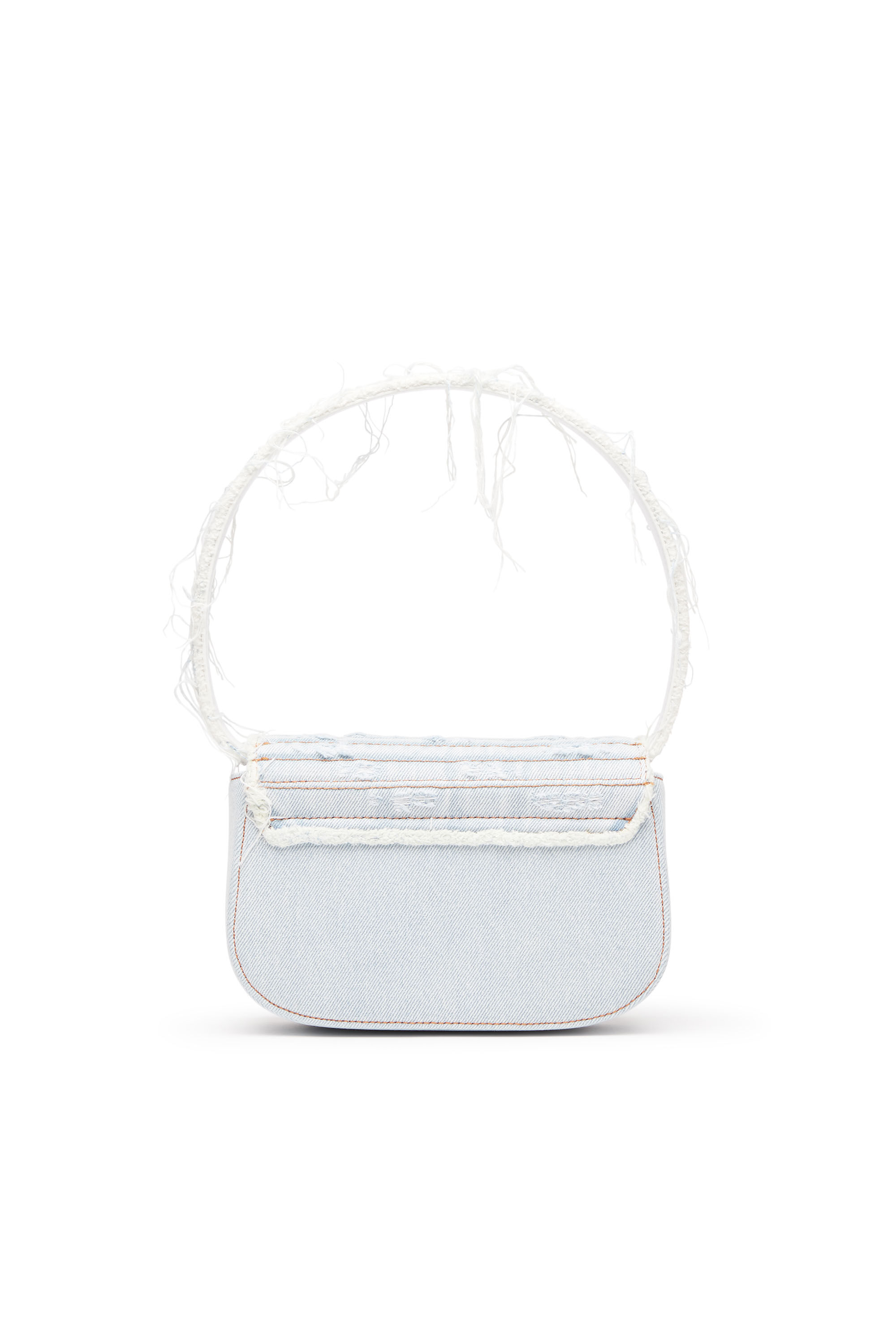 Diesel - 1DR, Female's 1DR-Iconic shoulder bag in denim and leather in アジュール - 3