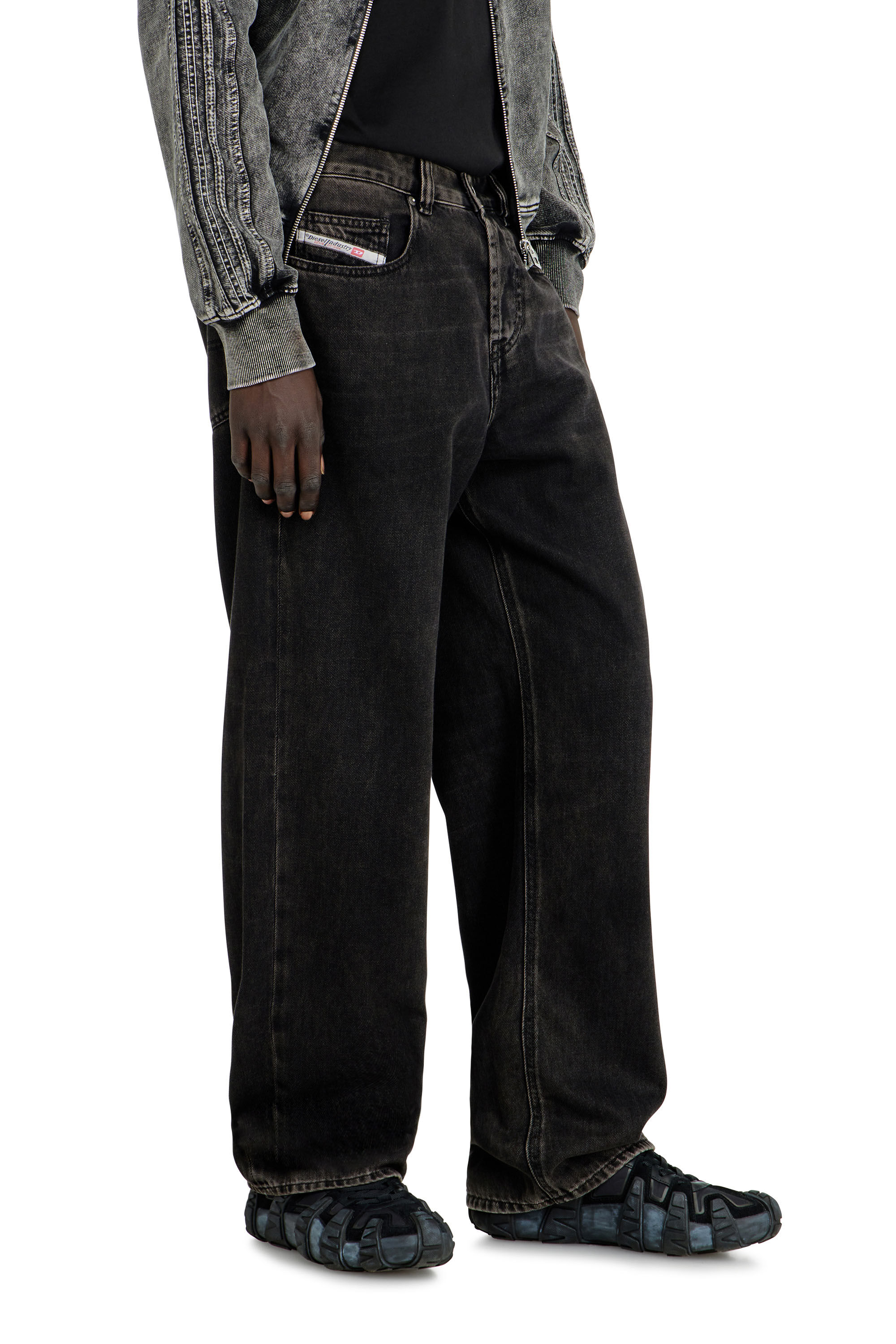 ストレート Jeans - 2001 D-Macro 09i35|メンズ|ブラック ストレート Jeans - 2001 D-Macro 09i35|メンズ|ブラック
