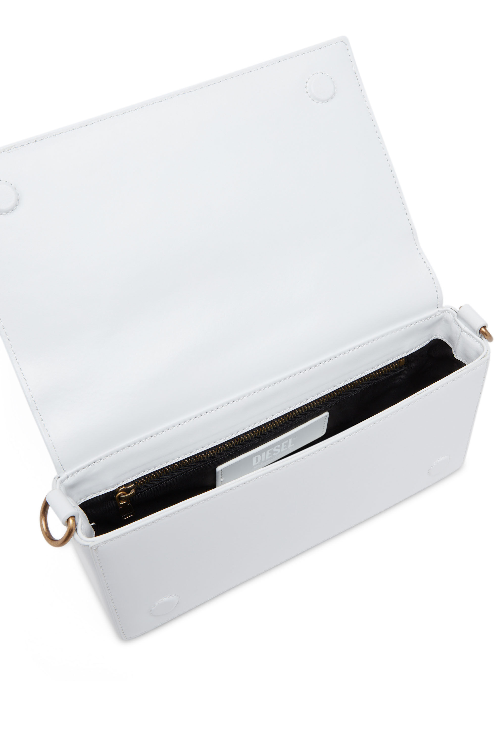 BISCOTTO SHOULDER BAG M カウレザーショルダーバッグ｜ホワイト  