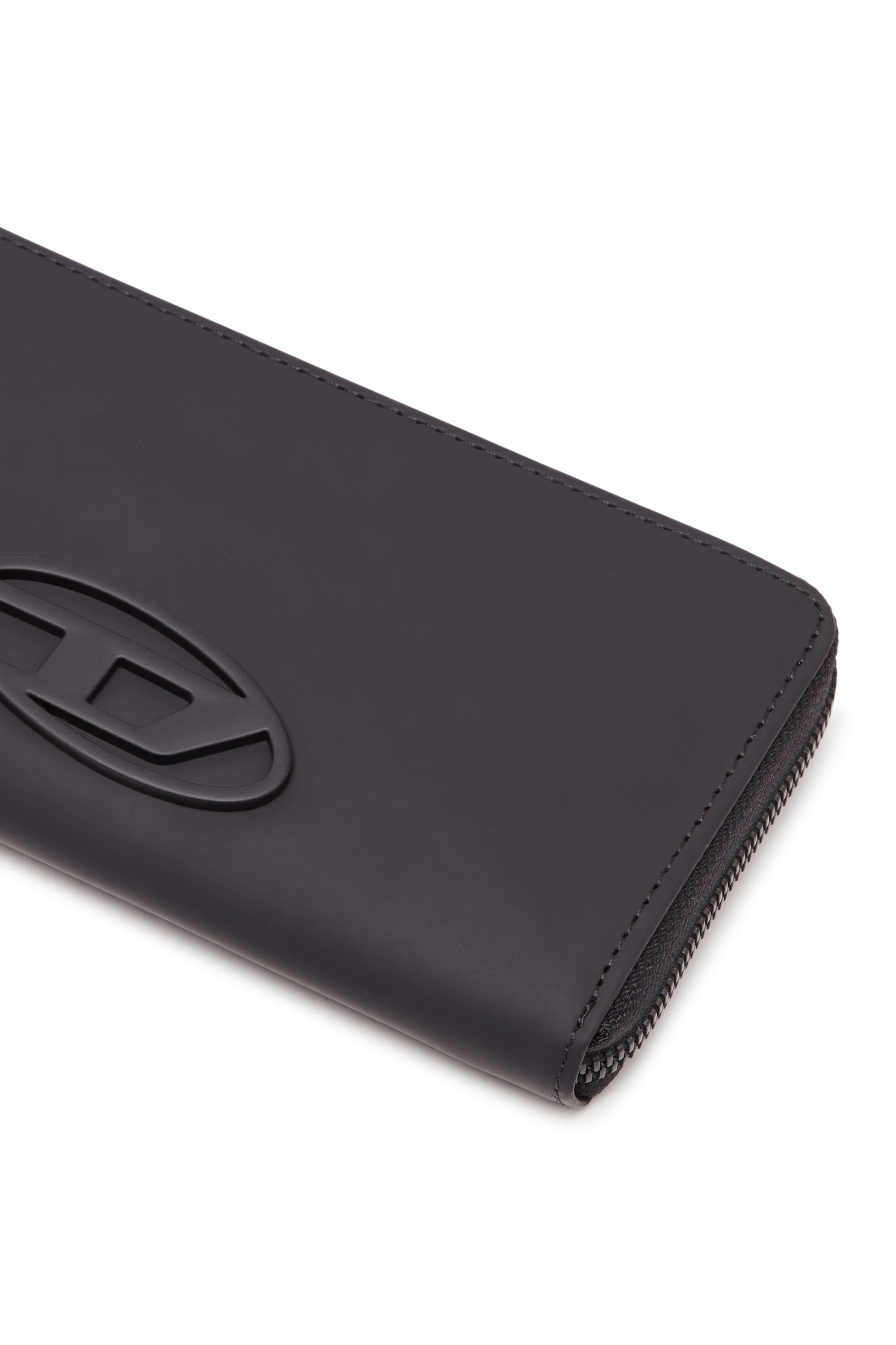 1DR CONTINENTAL ZIP L Zip wallet in matte leather|ブラック 1DR CONTINENTAL ZIP L Zip wallet in matte leather|ブラック