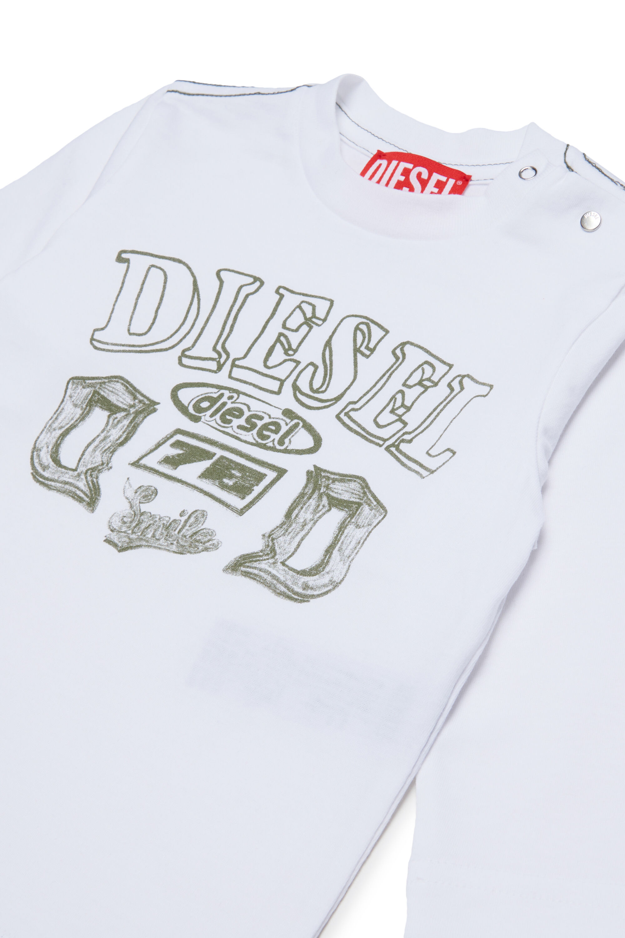 Diesel - TBANB, Male's Tシャツ in ホワイト - 3