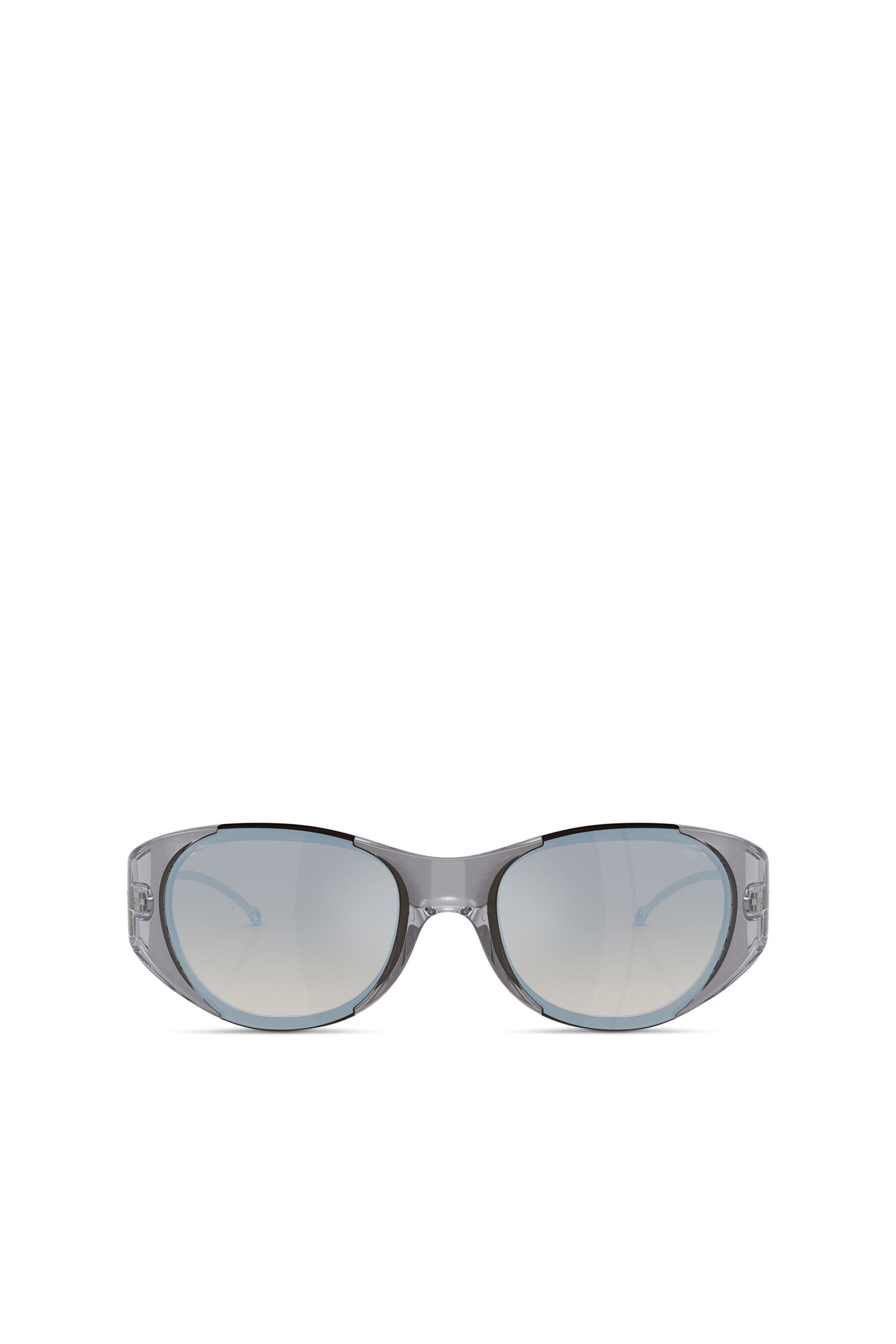 Diesel - 0DL3003, Unisex's Iconic oval sunglasses in ライトグレー - 1
