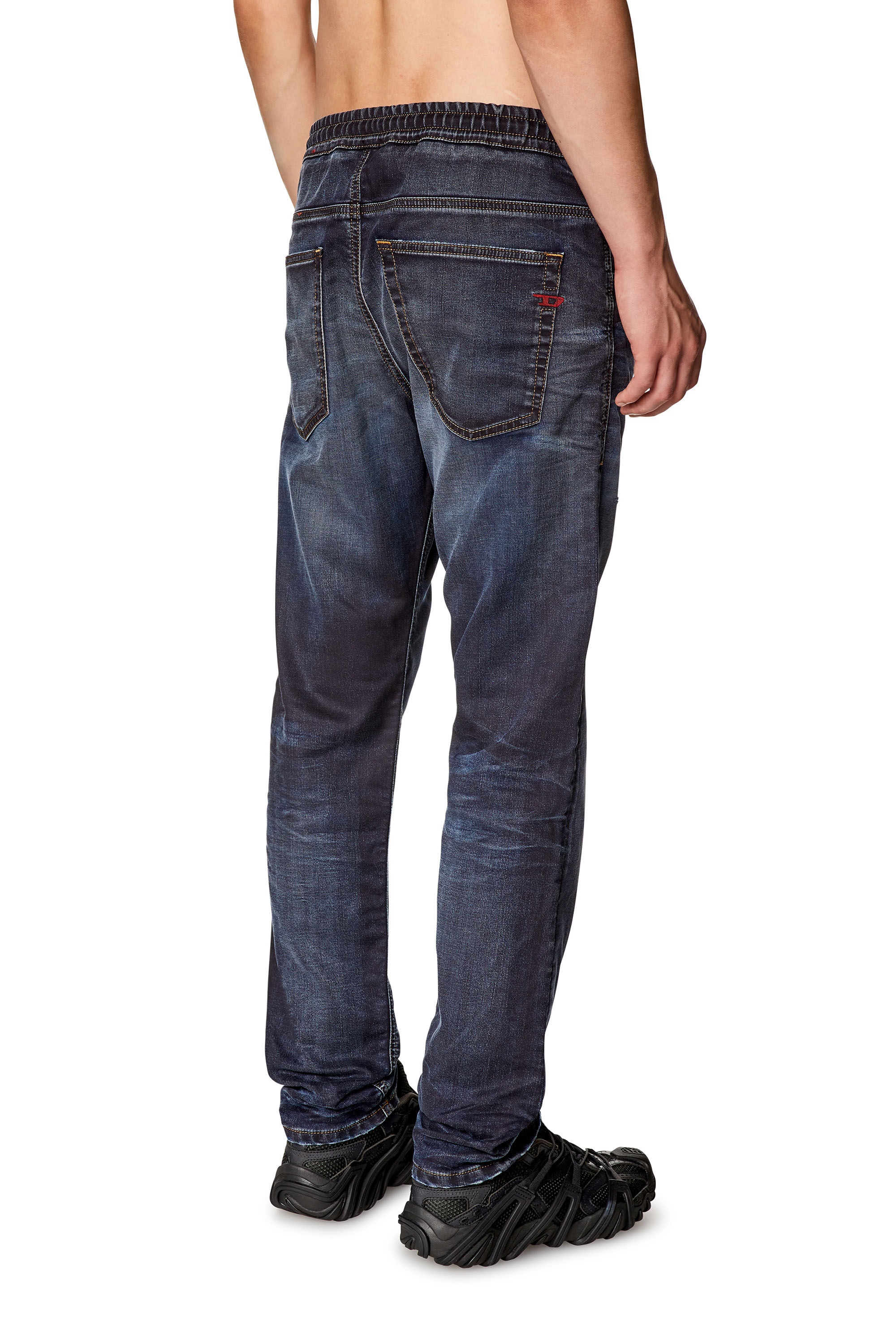 Diesel - Male's Tapered 2030 D-Krooley Joggjeans® 09I18, ダークブルー - 4