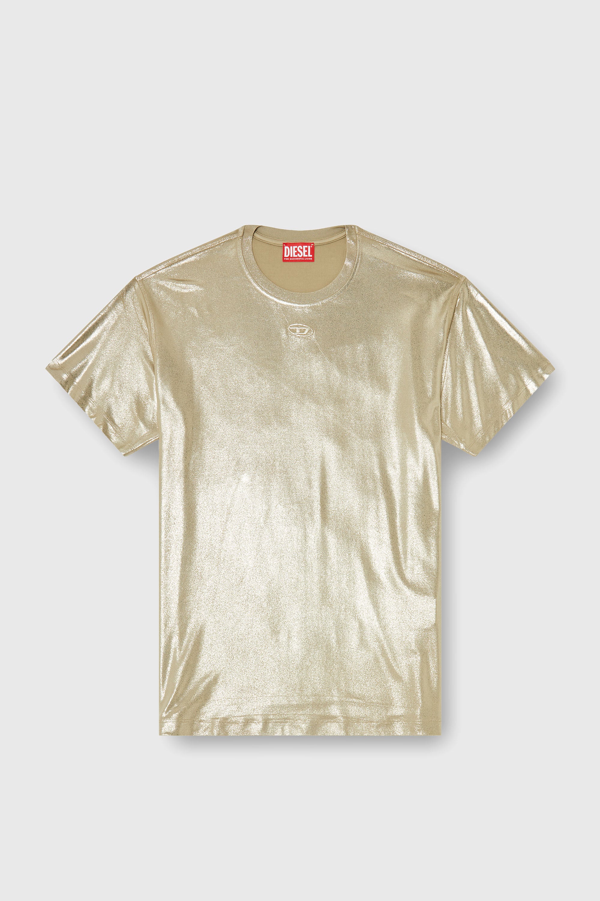 Diesel - T-NORMY-AA2, Female's Tシャツ in ゴールド - 2