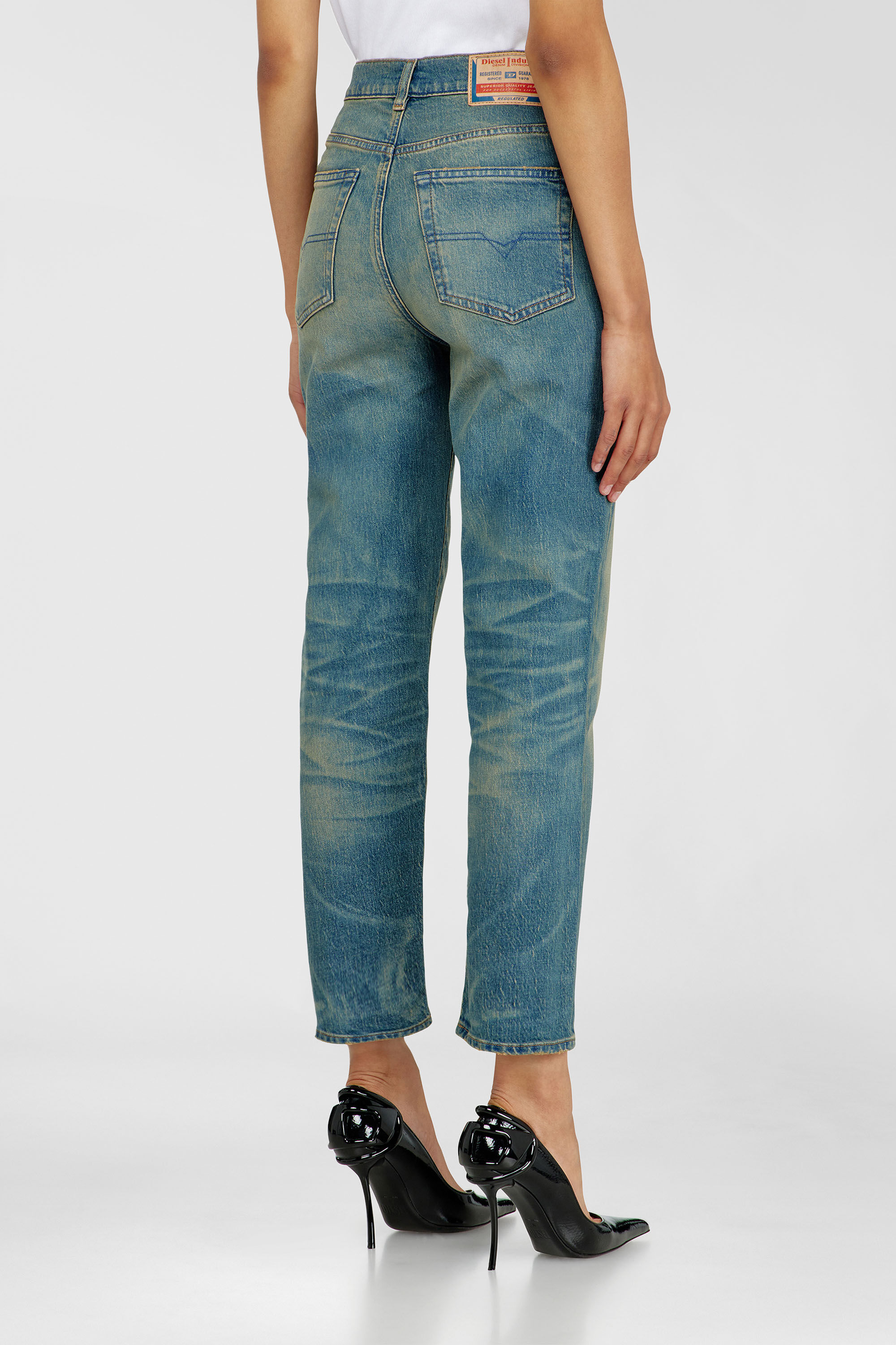 Diesel - Female's Regular Jeans 1981 D-Went 0KBBP, ミディアムブルー - 5