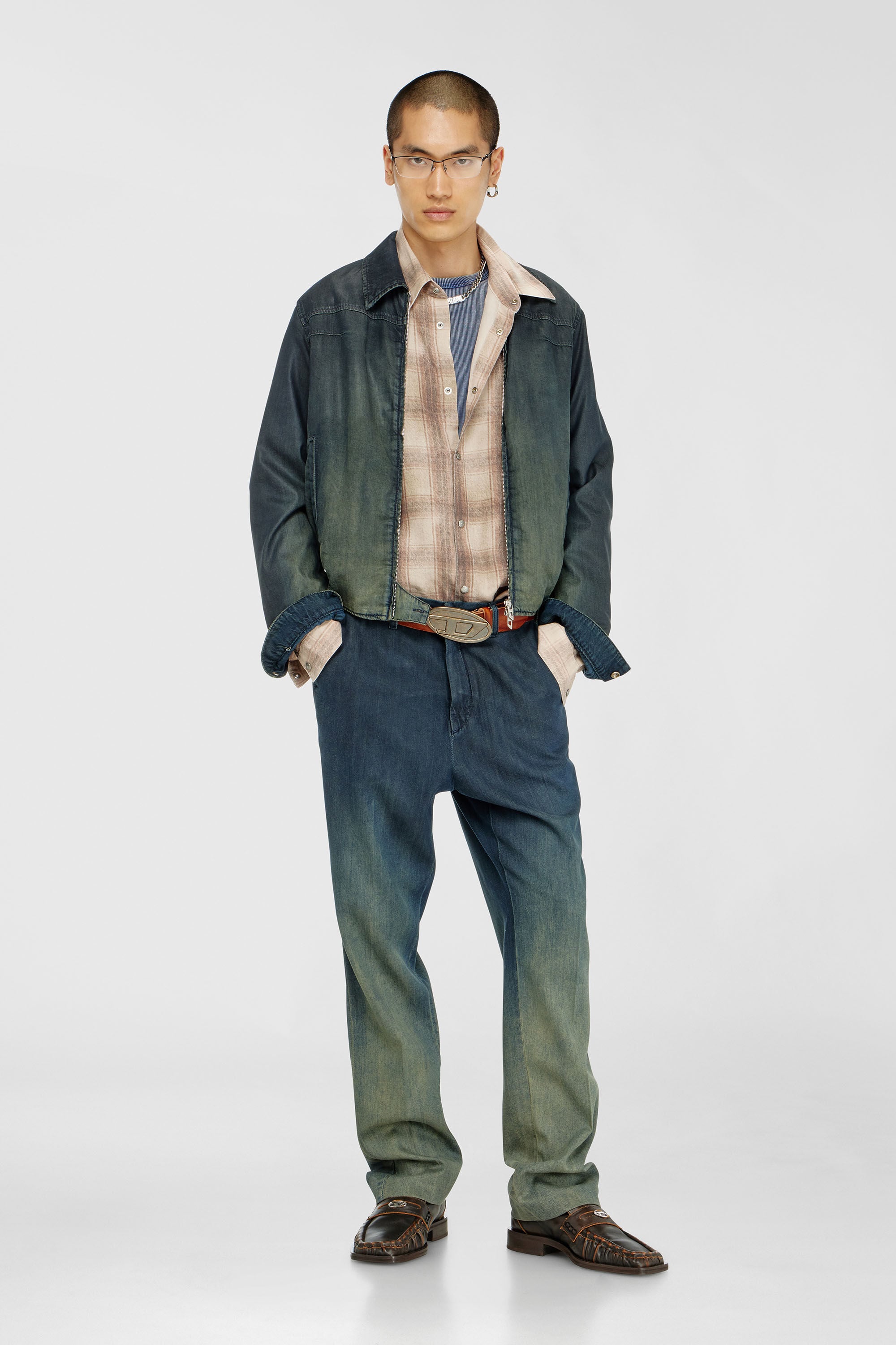 Diesel - Male's Regular Jeans D-Tylor 068YD, ダークブルー - 1
