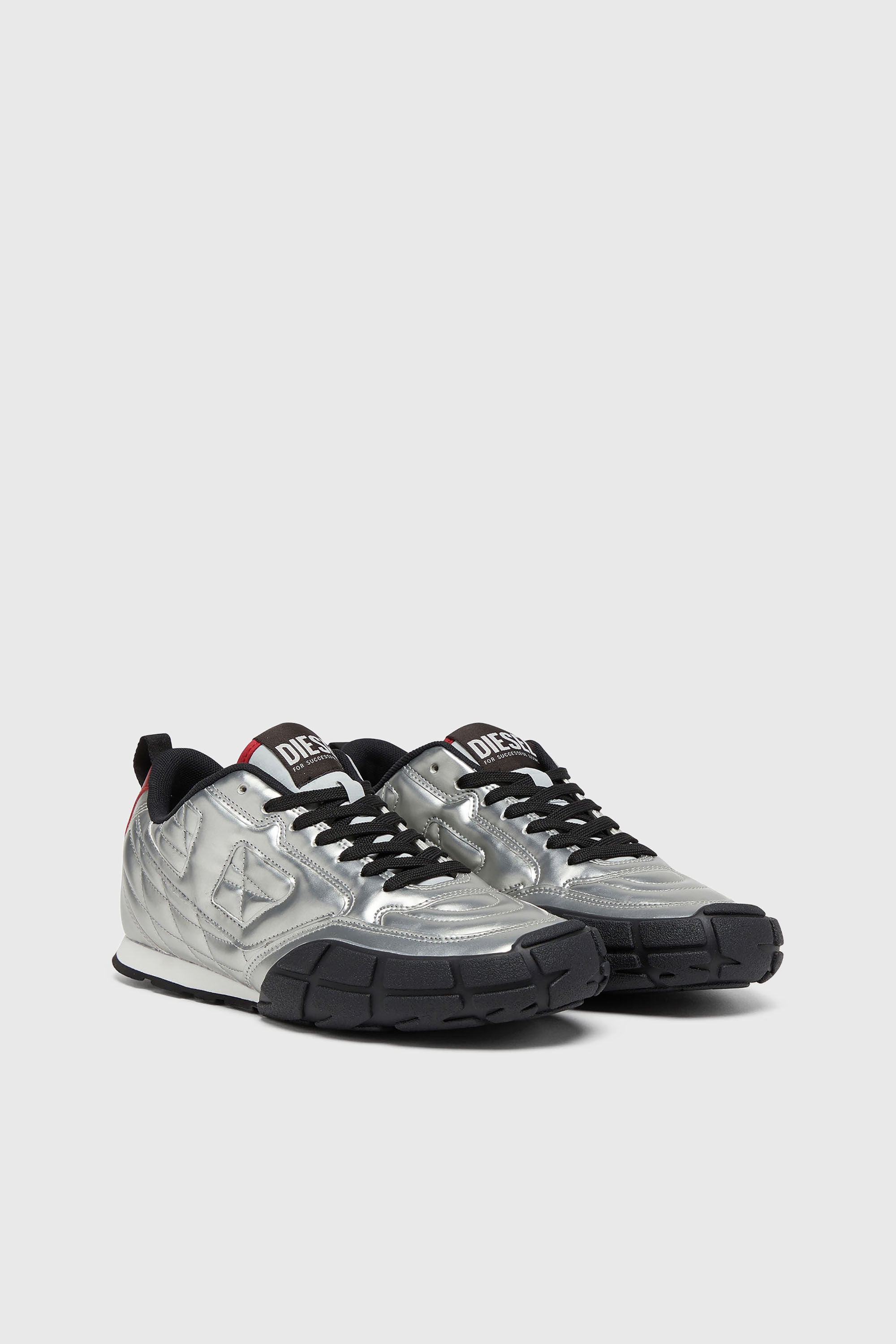 Diesel - S-PAGODHA LOW W, Female's ローカットスニーカー in シルバー/ブラック - 2