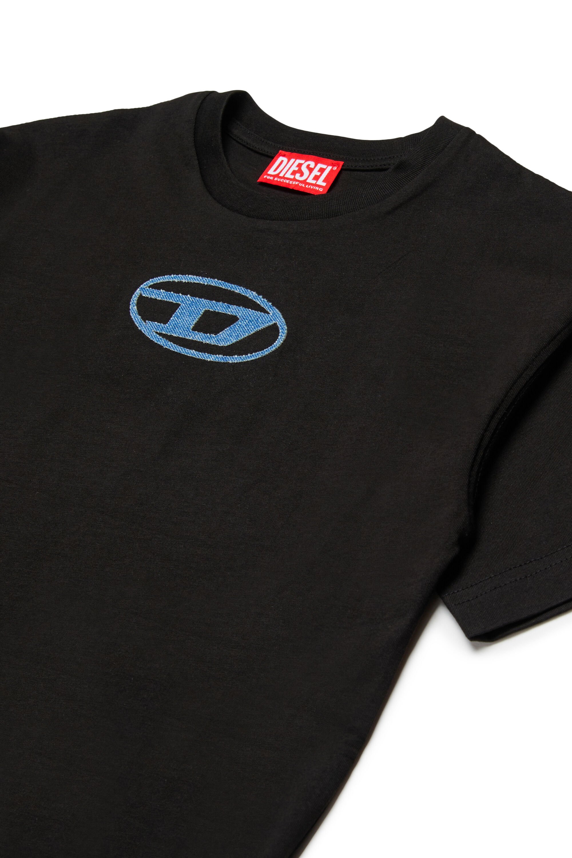 Diesel - TLOGY OVER, Male's Tシャツ in ブラック - 3