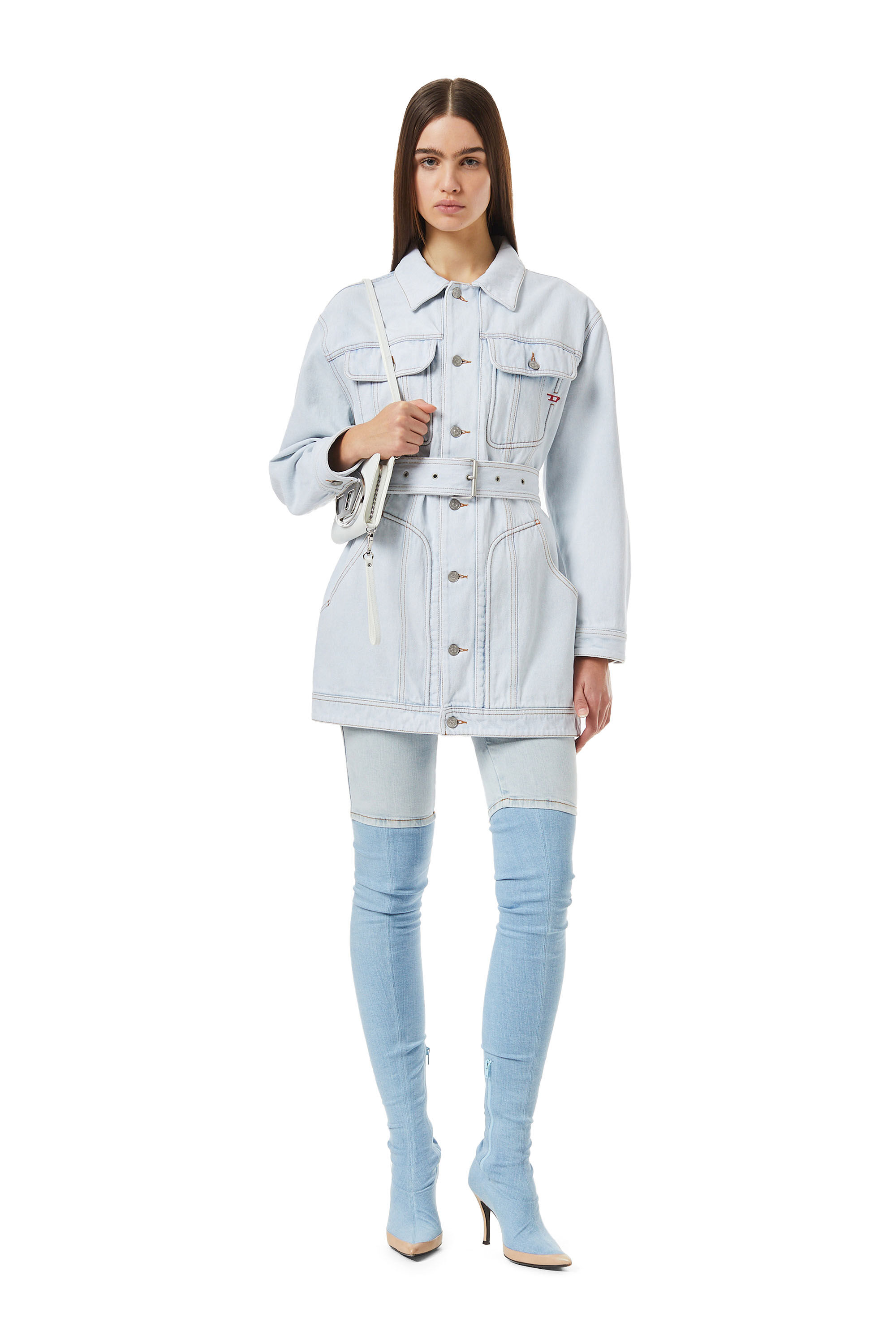 Diesel - DE-FLAMINIA TRUCKER COAT,  - Image 1