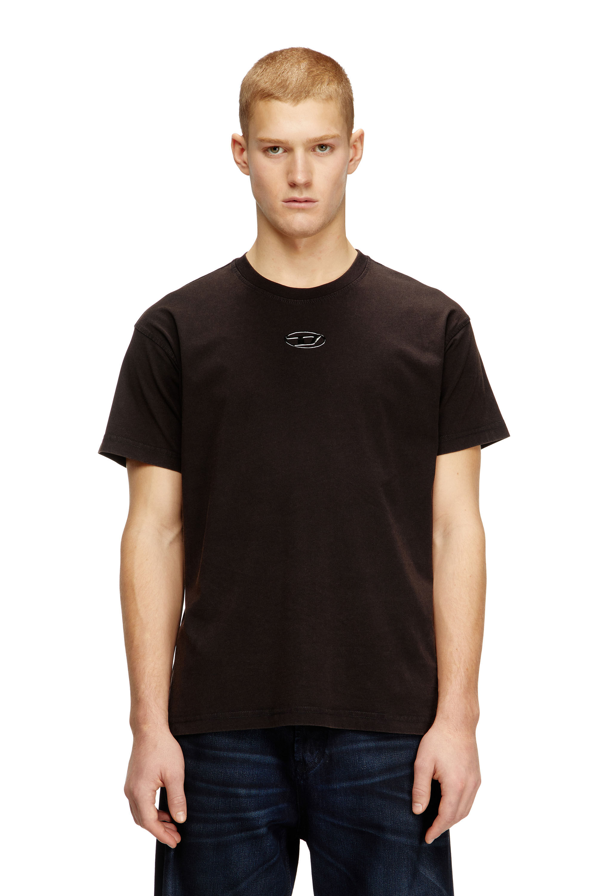 Diesel - T-NORM-V9, Male's Tシャツ in ブラック - 3