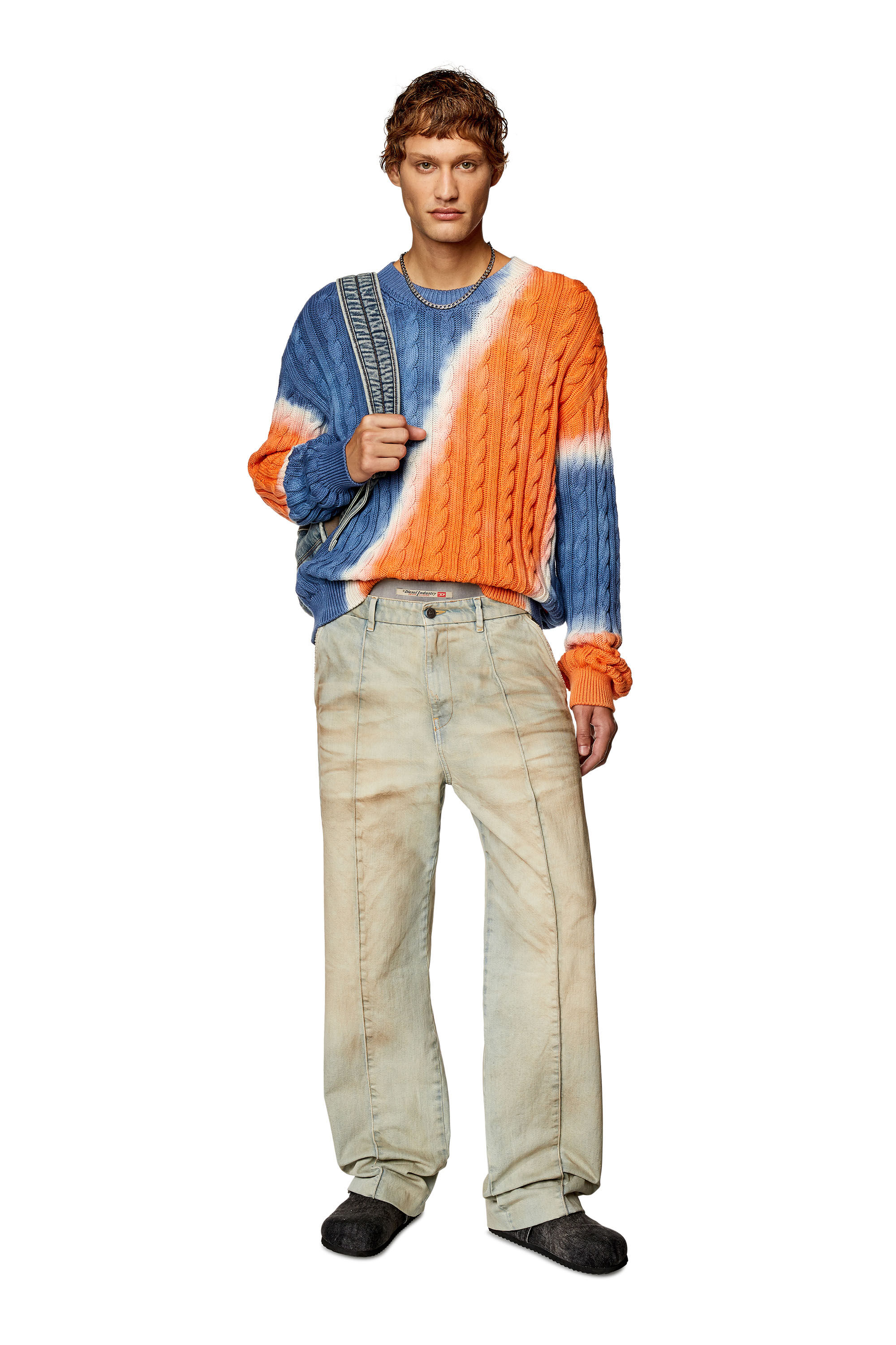 D-WOODSTOCK X D-Woodstock-Mules in faded denim｜ブラック