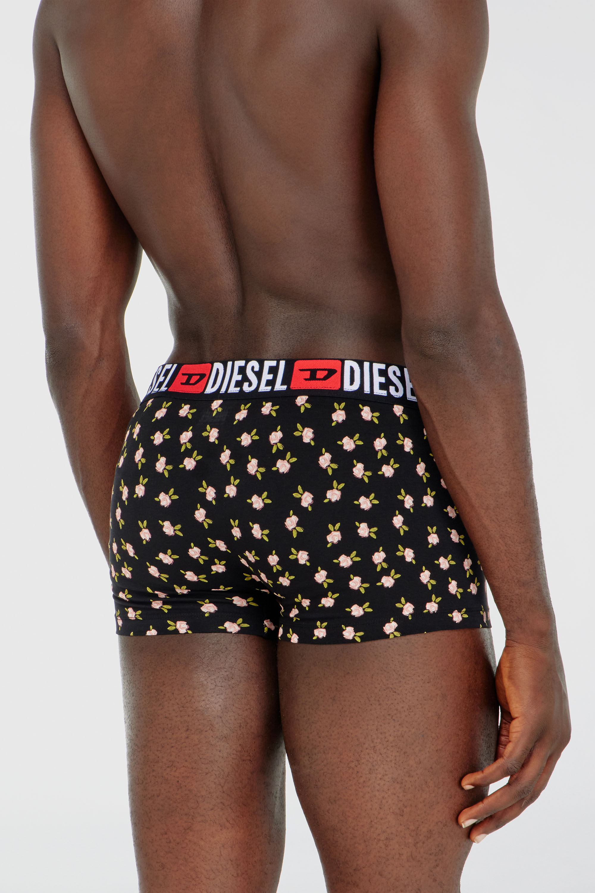 Diesel - UMBX-DAMIENTHREEPACK, Male's ボクサーパンツ 3枚パック in ブラック/レッド - 4