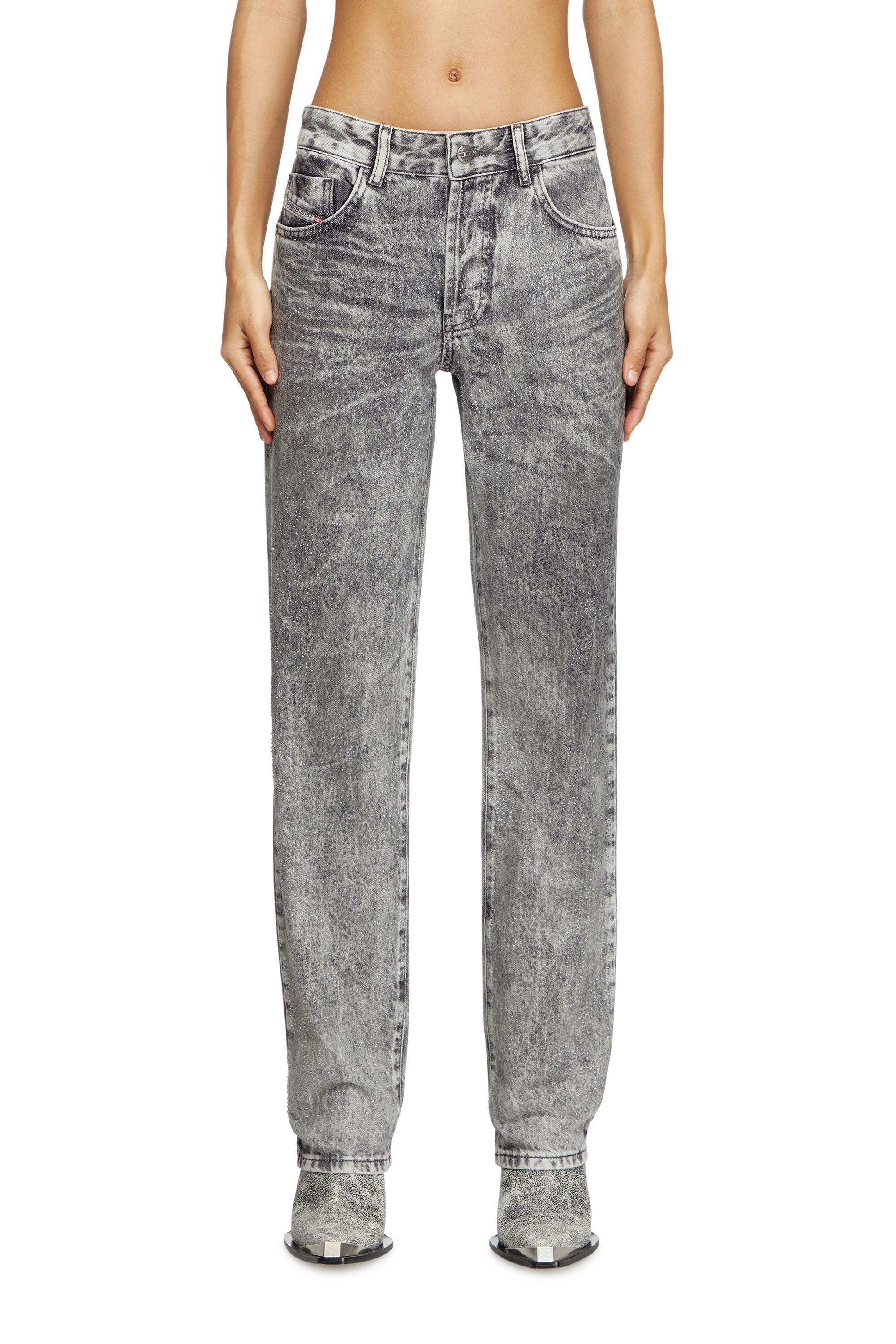 Diesel - Female's Regular Jeans 1989 D-Mine 0ABCS, ライトグレー - 3