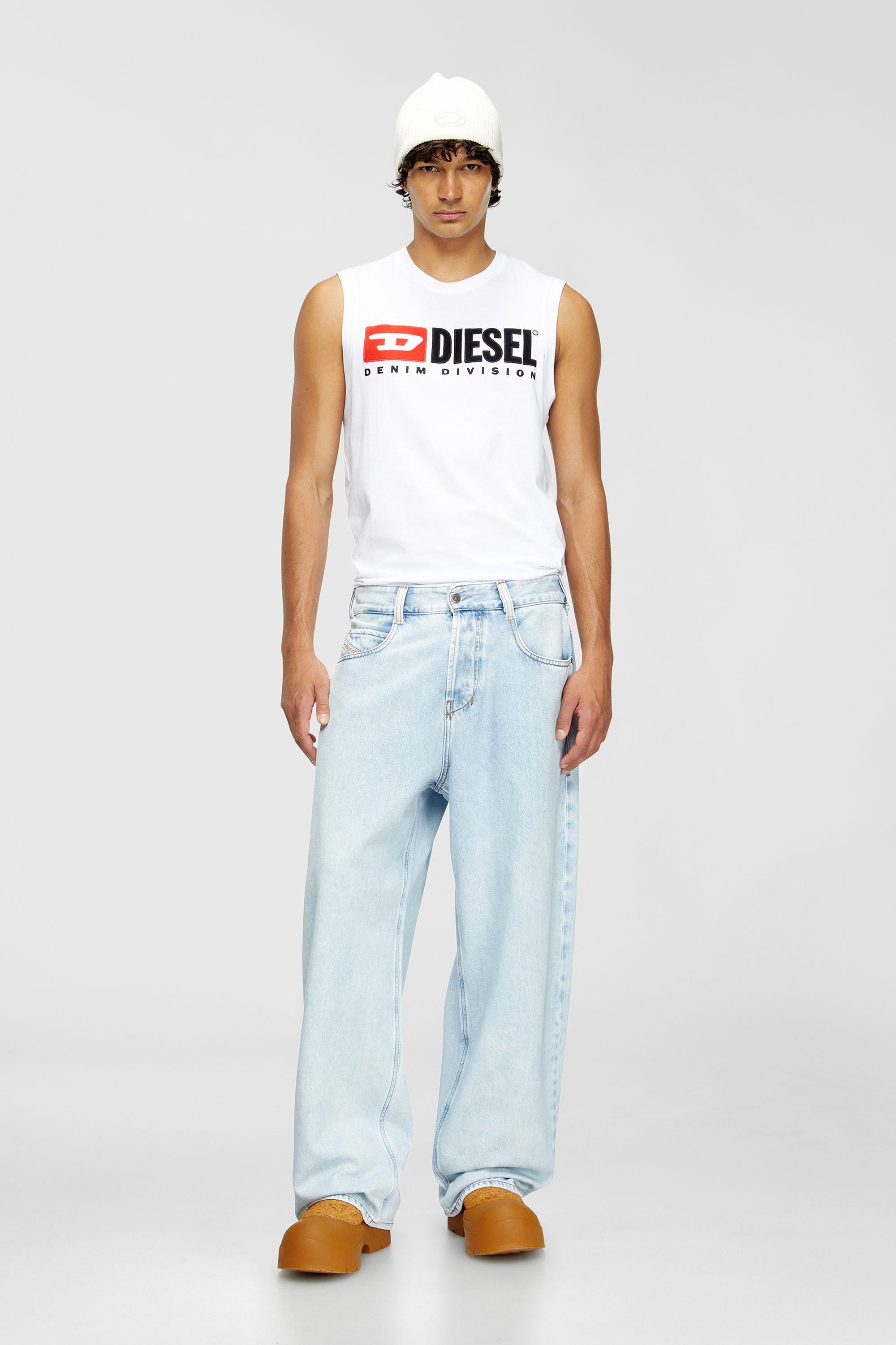 Diesel - Unisex's Relaxed Jeans 1997 D-Enim-M 09M74, ライトブルー - 1