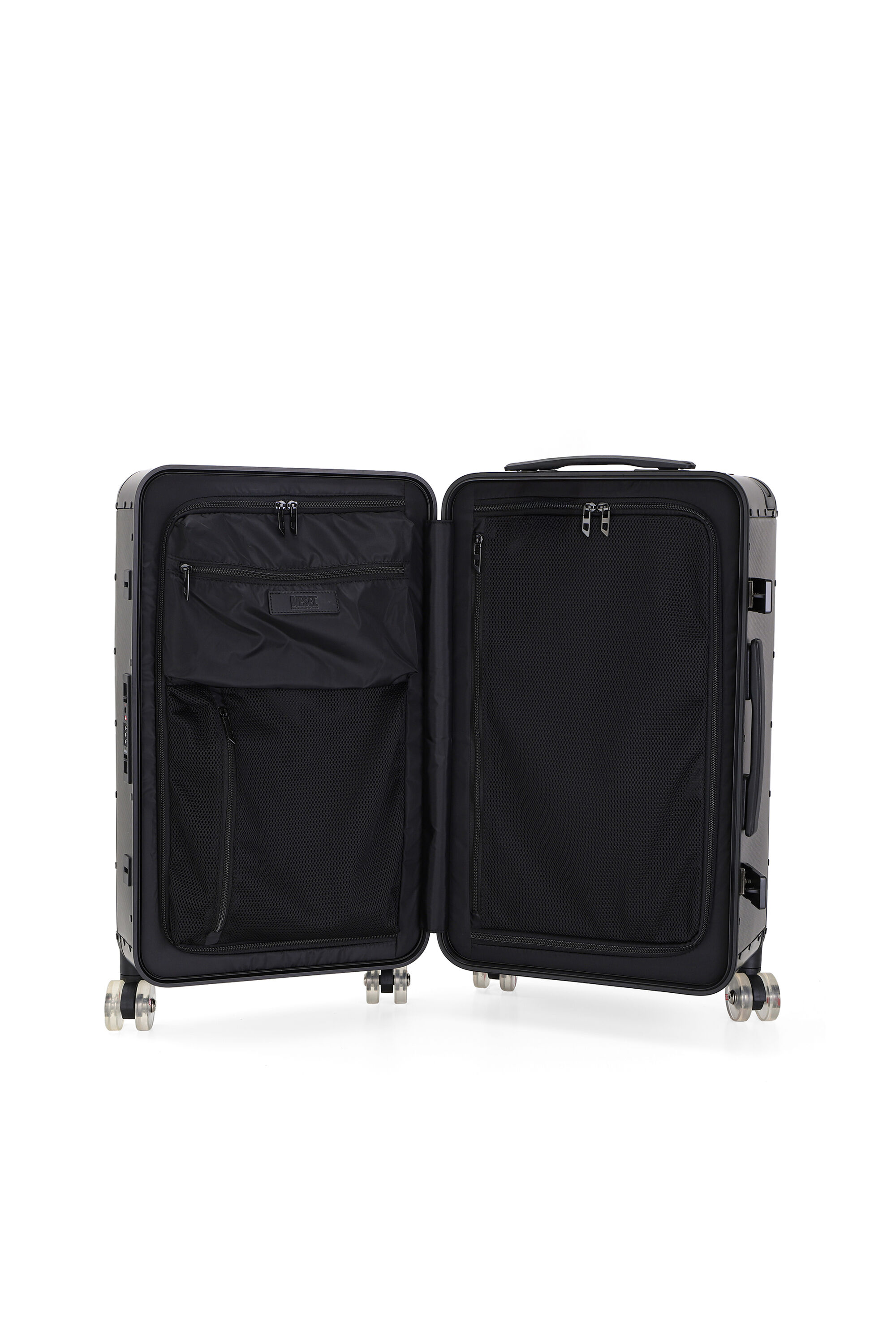 Diesel - DSL CARBON FIBER TROLLEY-BLACK- DSL001, Unisex's Carbon fiber suitcase size M in ブラック - 4