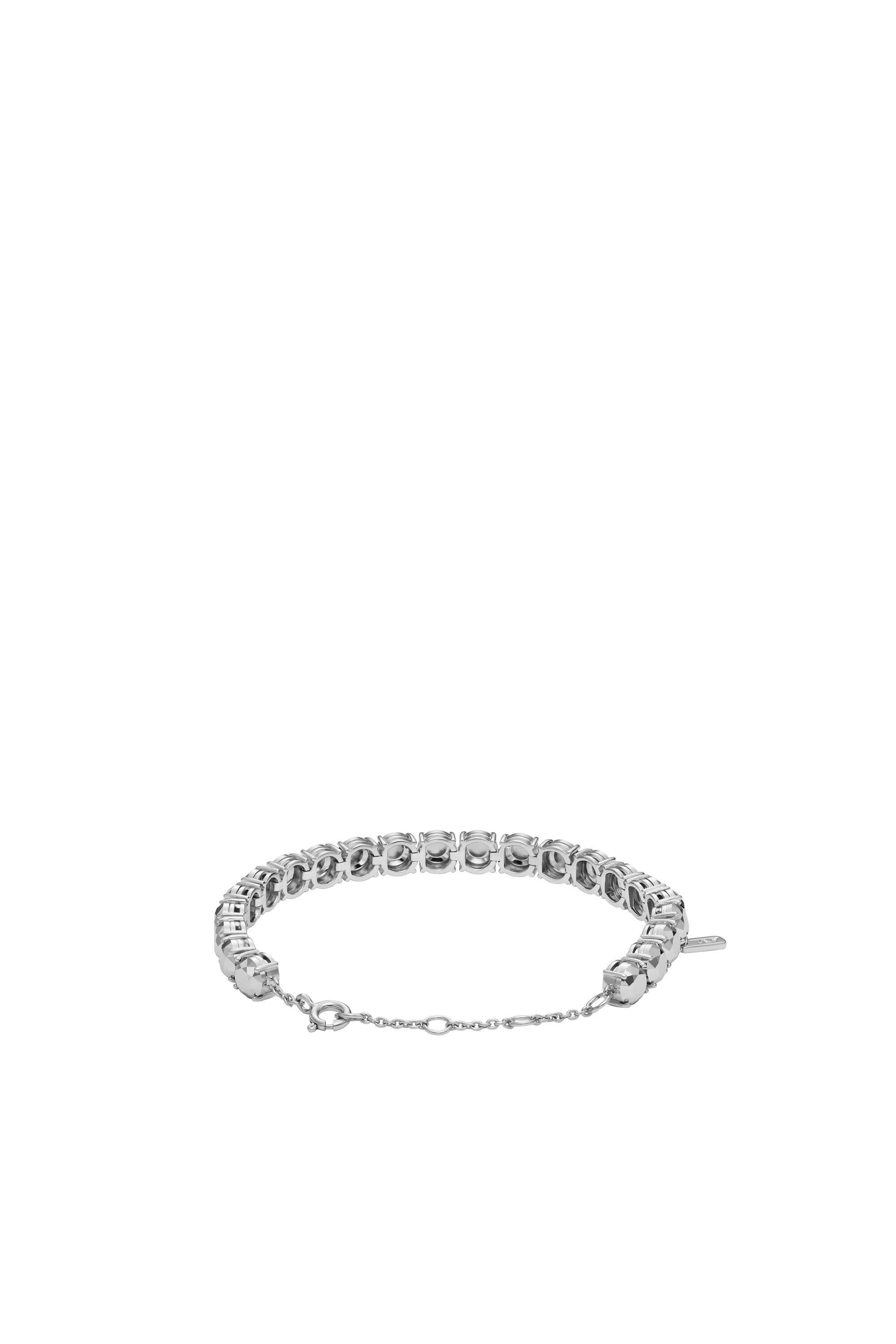 Diesel - DL1354040 STERLING SILVER JEWEL, Unisex's Sterling Silver Diamond Cut Bracelet in シルバー - 2